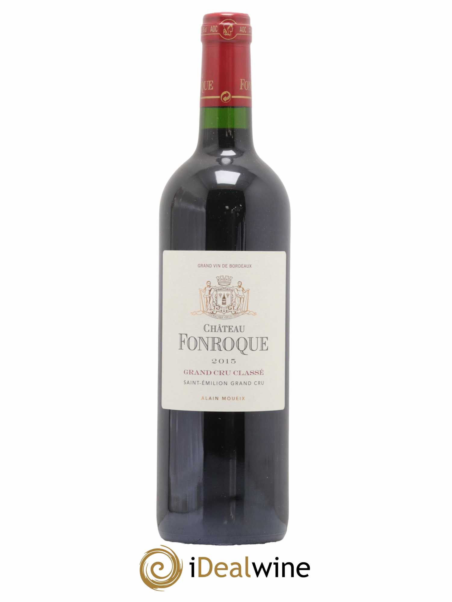 Château Fonroque Grand Cru Classé 2015 - Lot de 1 bouteille - 0