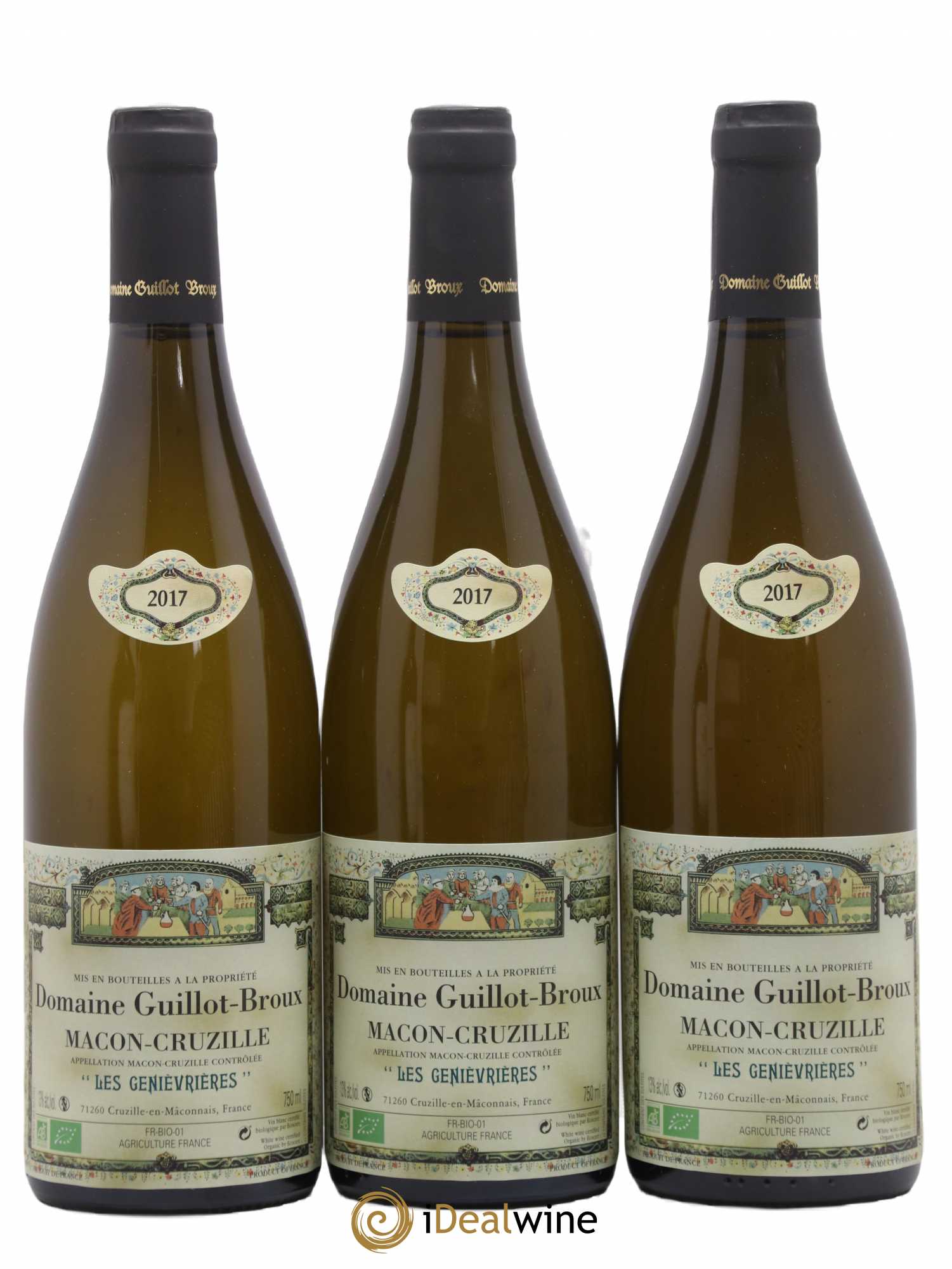 Mâcon-Cruzille Les Genievrières Guillot-Broux (Domaine) 2017 - Lot de 3 bouteilles - 0