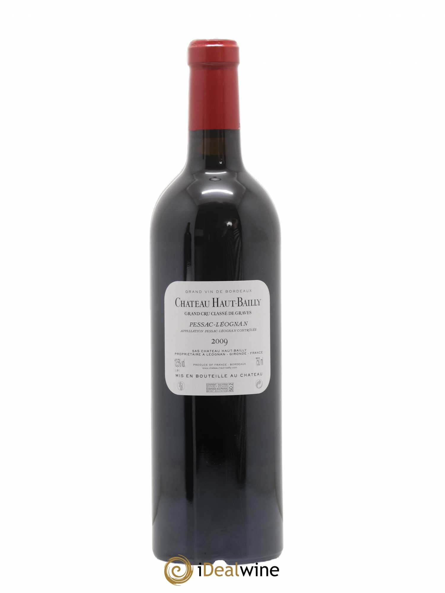 Château Haut-Bailly Cru Classé de Graves 2009 - Lot de 1 bouteille - 1
