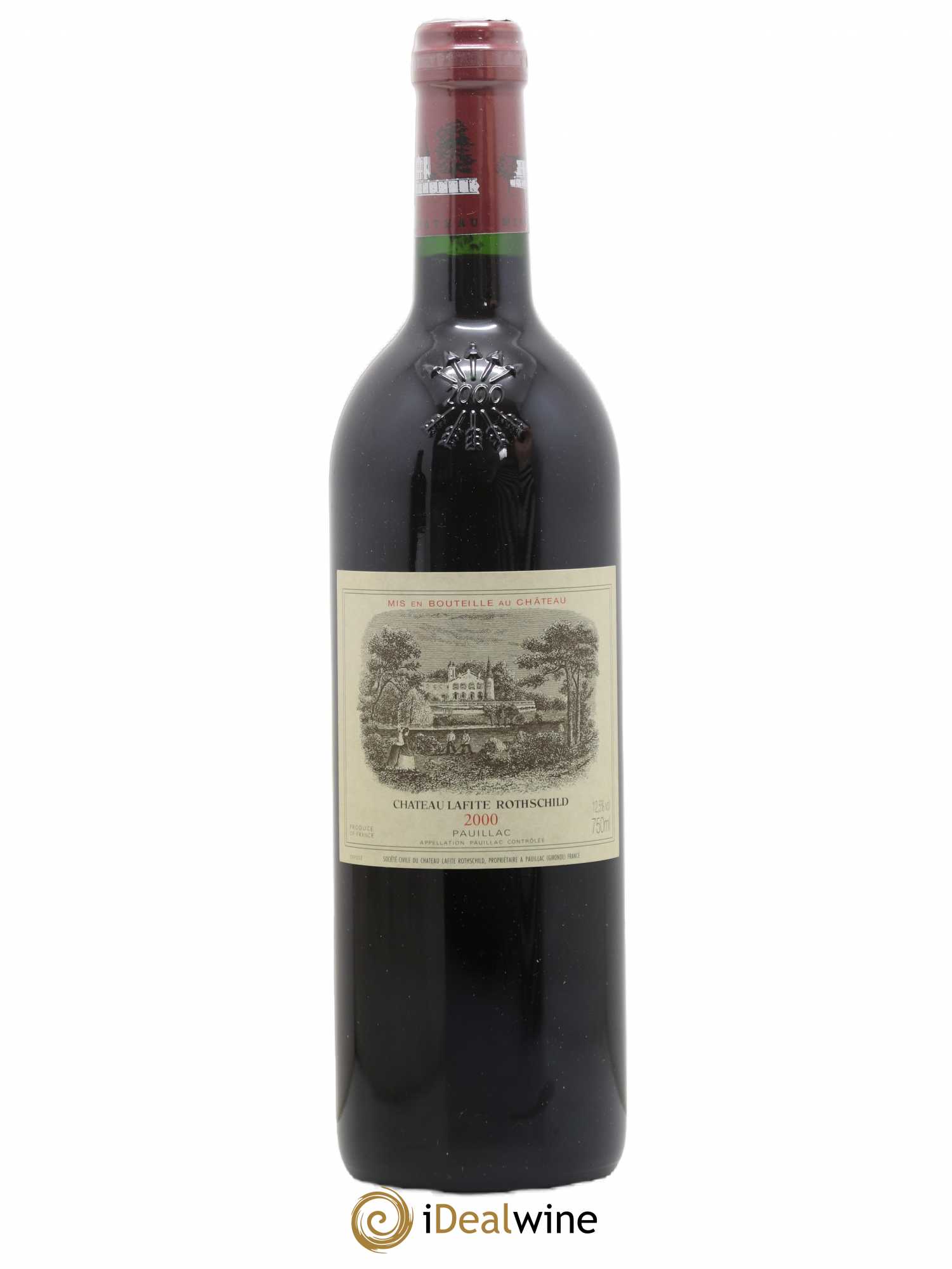 Château Lafite Rothschild 1er Grand Cru Classé 2000 - Lot de 1 bouteille - 0