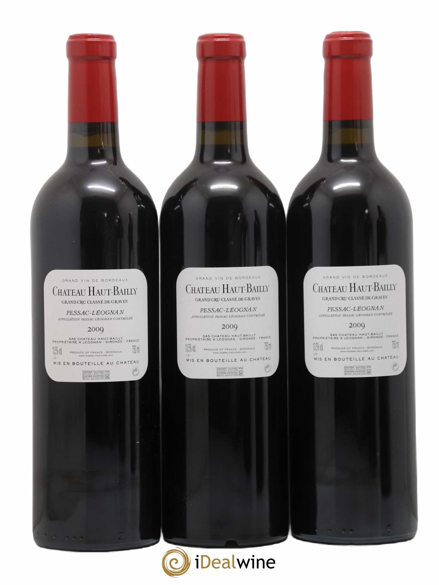 Château Haut-Bailly Cru Classé de Graves 2009 - Lot de 6 bouteilles - 4