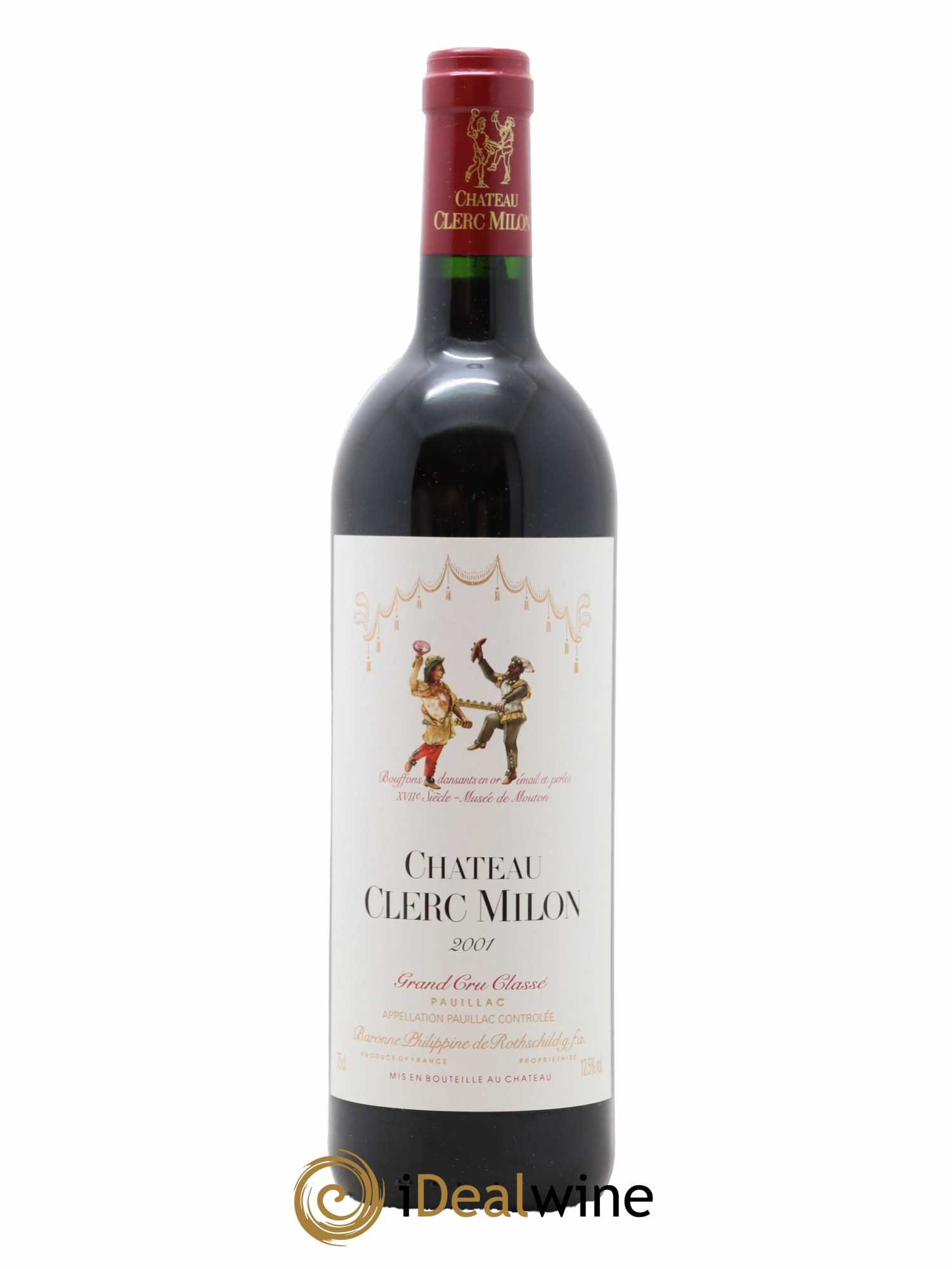 Château Clerc Milon 5ème Grand Cru Classé 2001 - Lot de 1 bouteille - 0