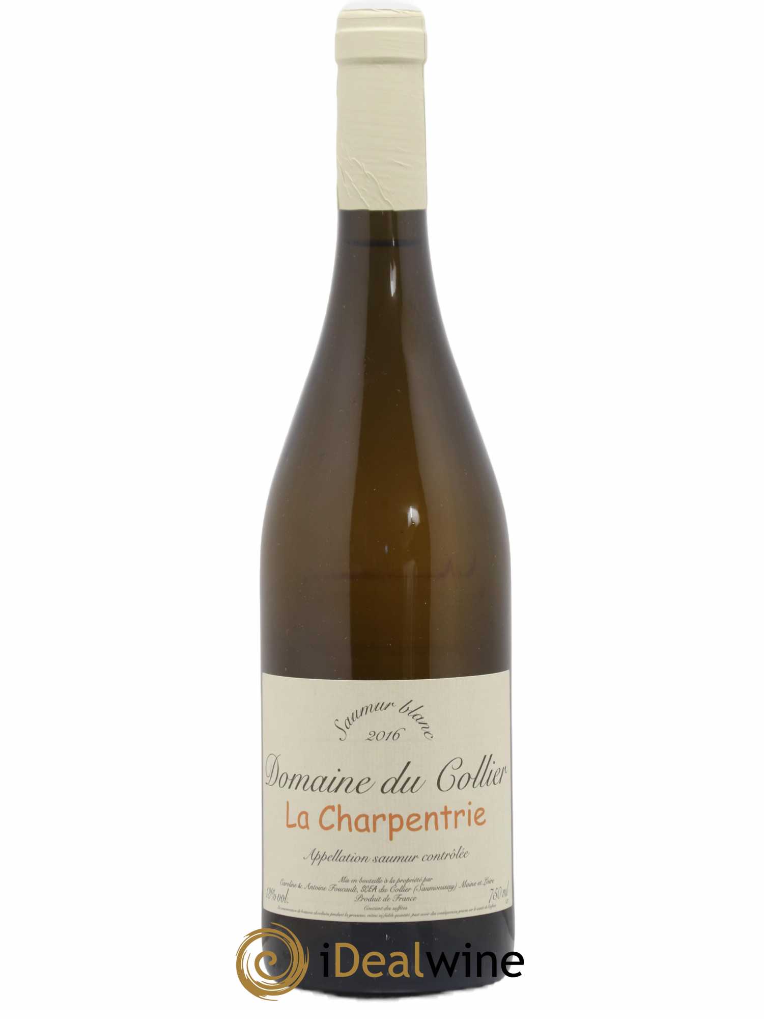 Saumur La Charpentrie Domaine du Collier 2016 - Lot de 1 bouteille - 0