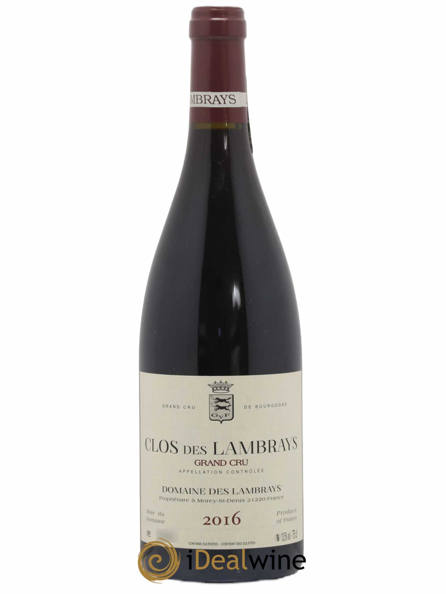 Clos des Lambrays Grand Cru Domaine des Lambrays 2016 - Lot de 1 bouteille - 0