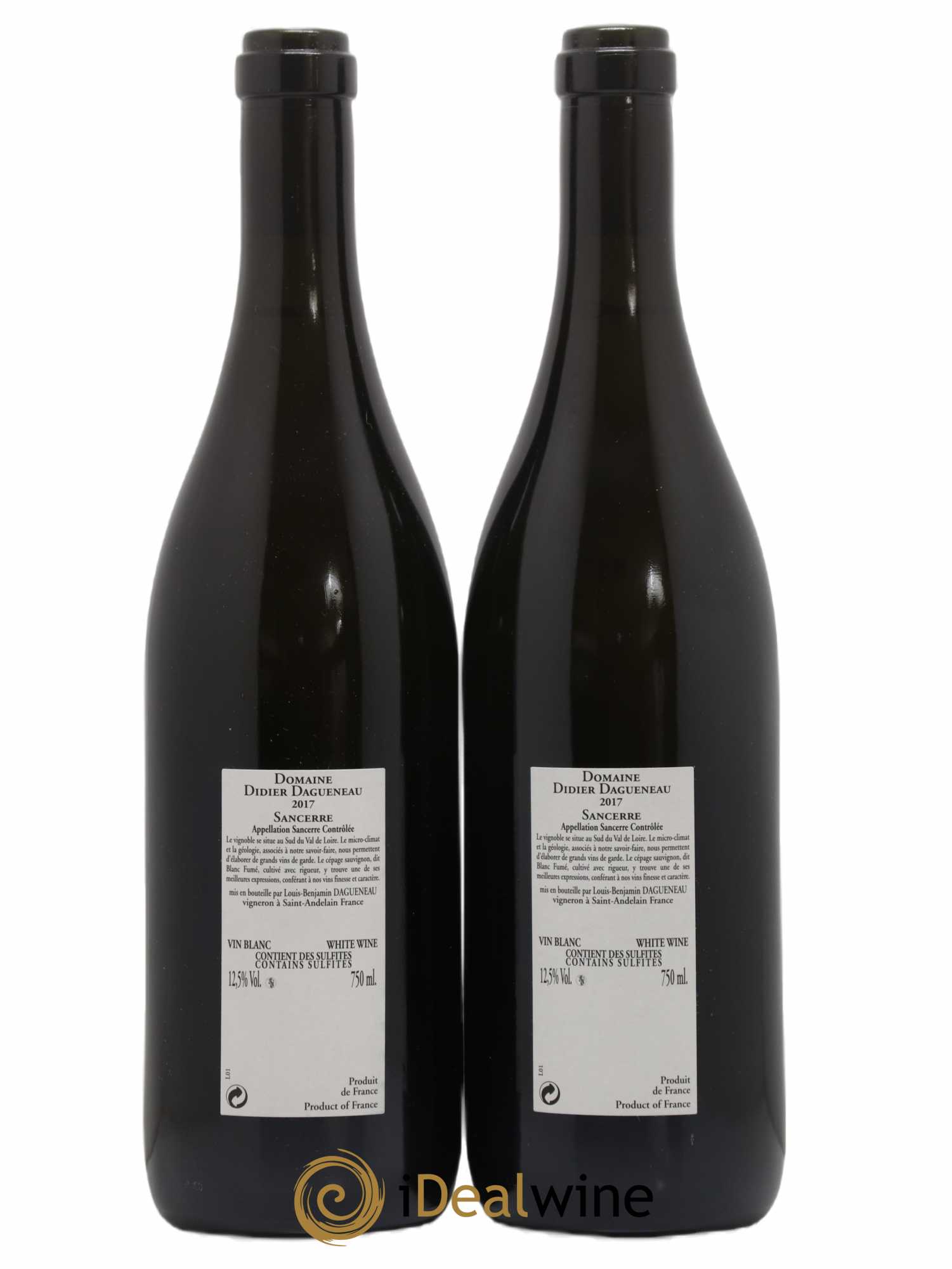 Sancerre En Chailloux Dagueneau 2017 - Lot de 2 bouteilles - 1