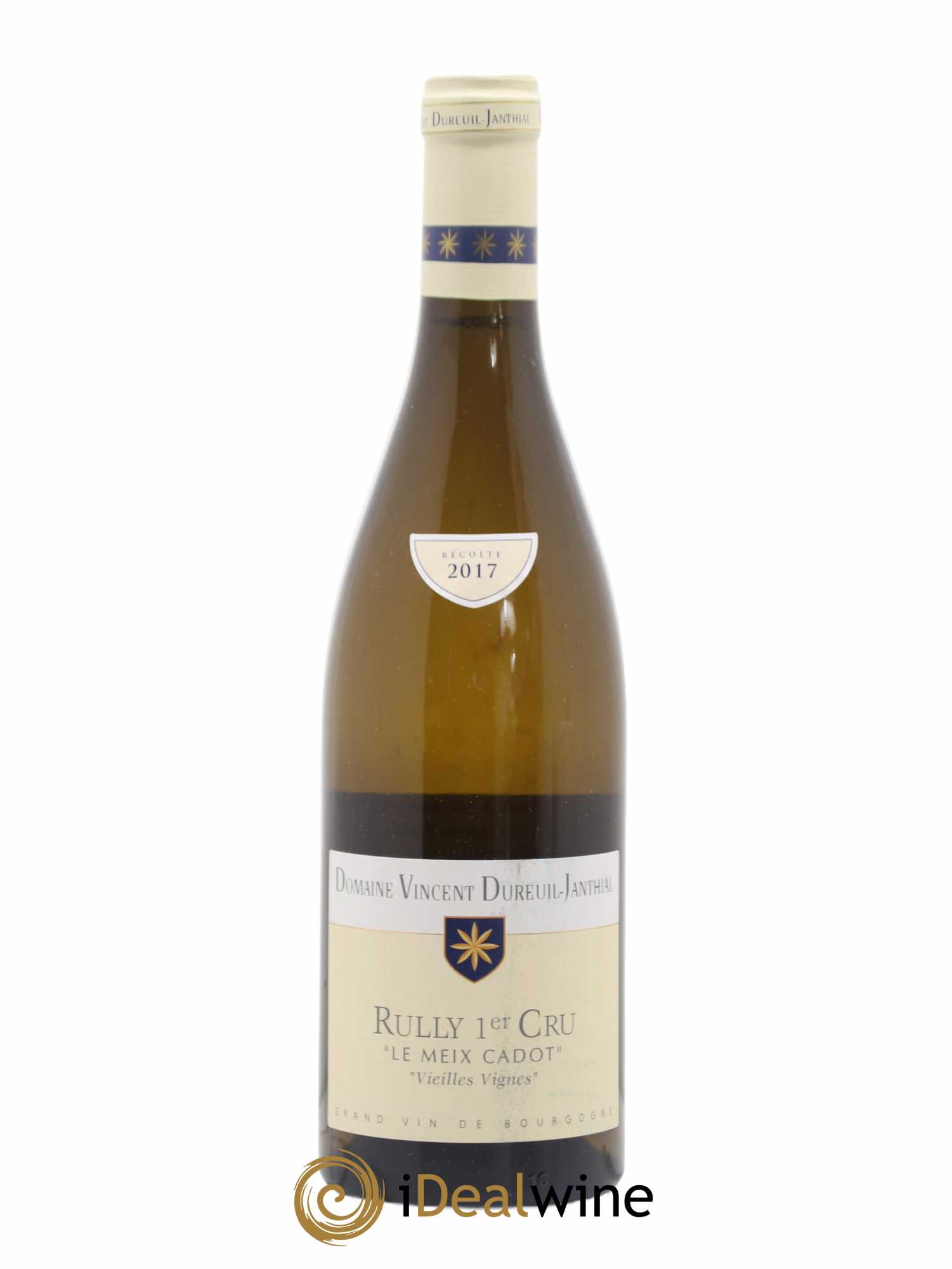 Rully 1er Cru Le Meix Cadot Vieilles Vignes Vincent Dureuil-Janthial 2017 - Lot de 1 bouteille - 0