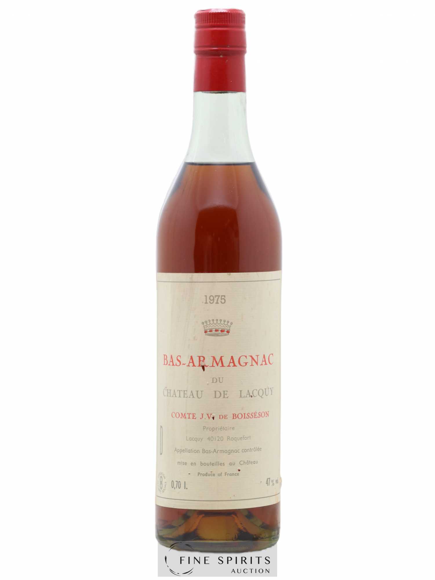 Château de Lacquy 1975 Of. Comte de Boisséson bottled 1990 - Lot de 1 bouteille - 0