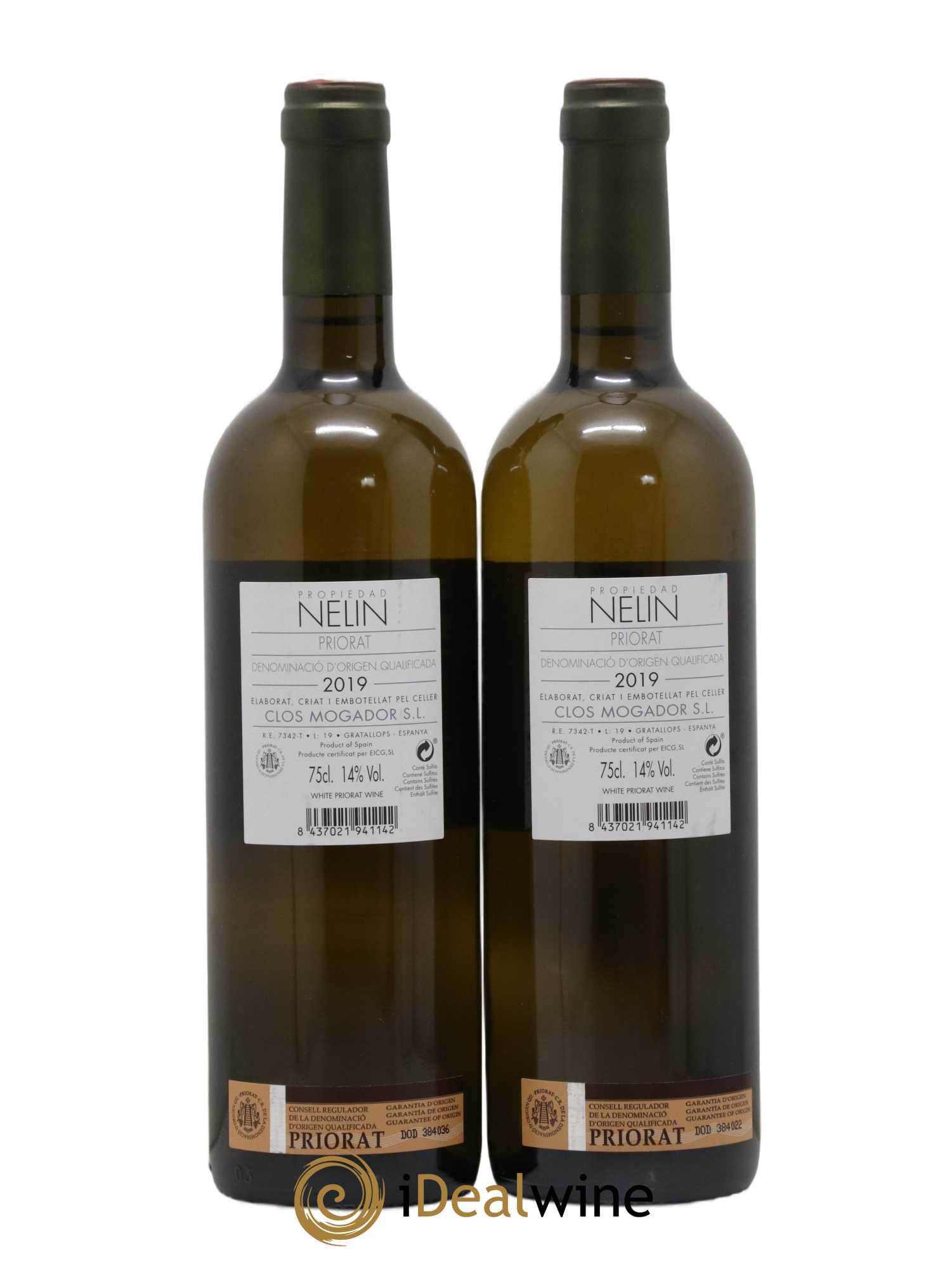 Espagne Priorat Nelin Clos Mogador 2019 - Lot de 2 bouteilles - 1