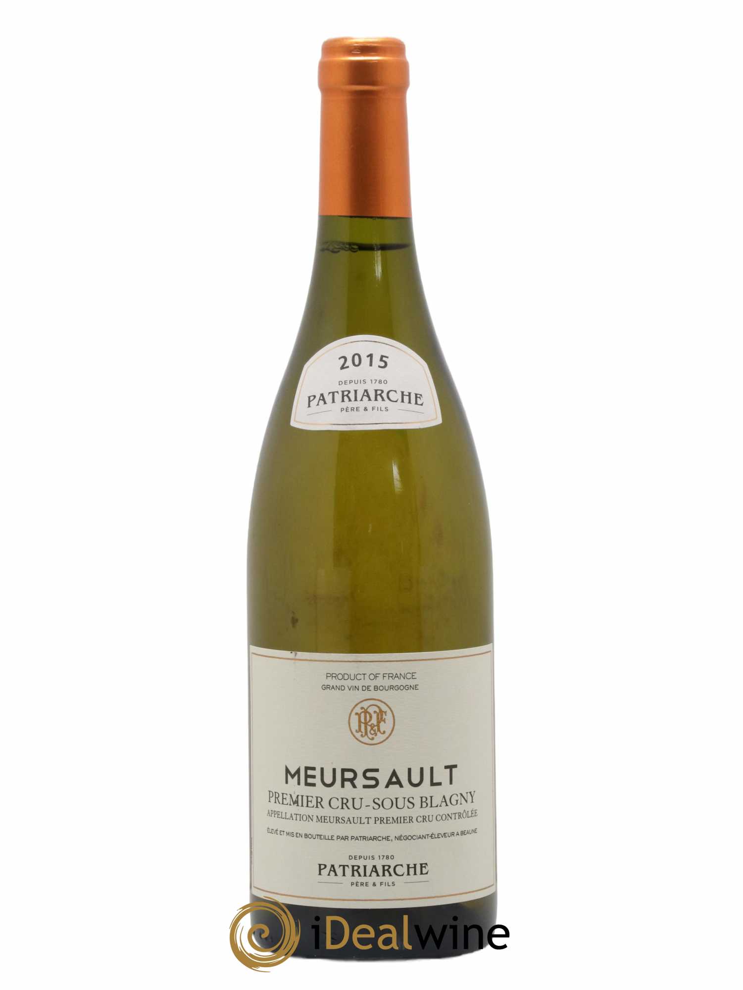 Meursault 1er Cru Sous Blagny Patriarche 2015 - Lot de 1 bouteille - 0