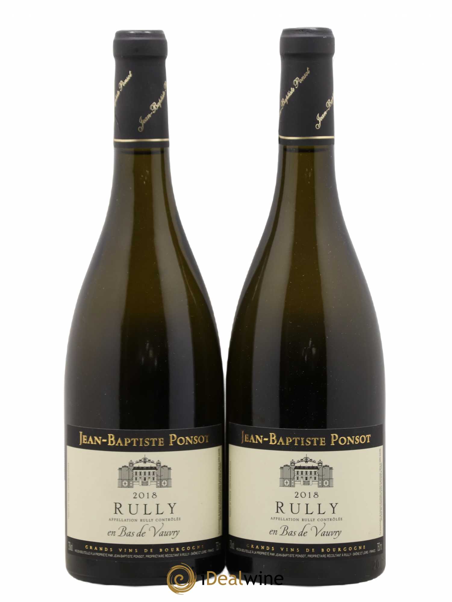 Rully En bas de vauvry Jean-Baptiste Ponsot 2018 - Lot de 2 bouteilles - 0