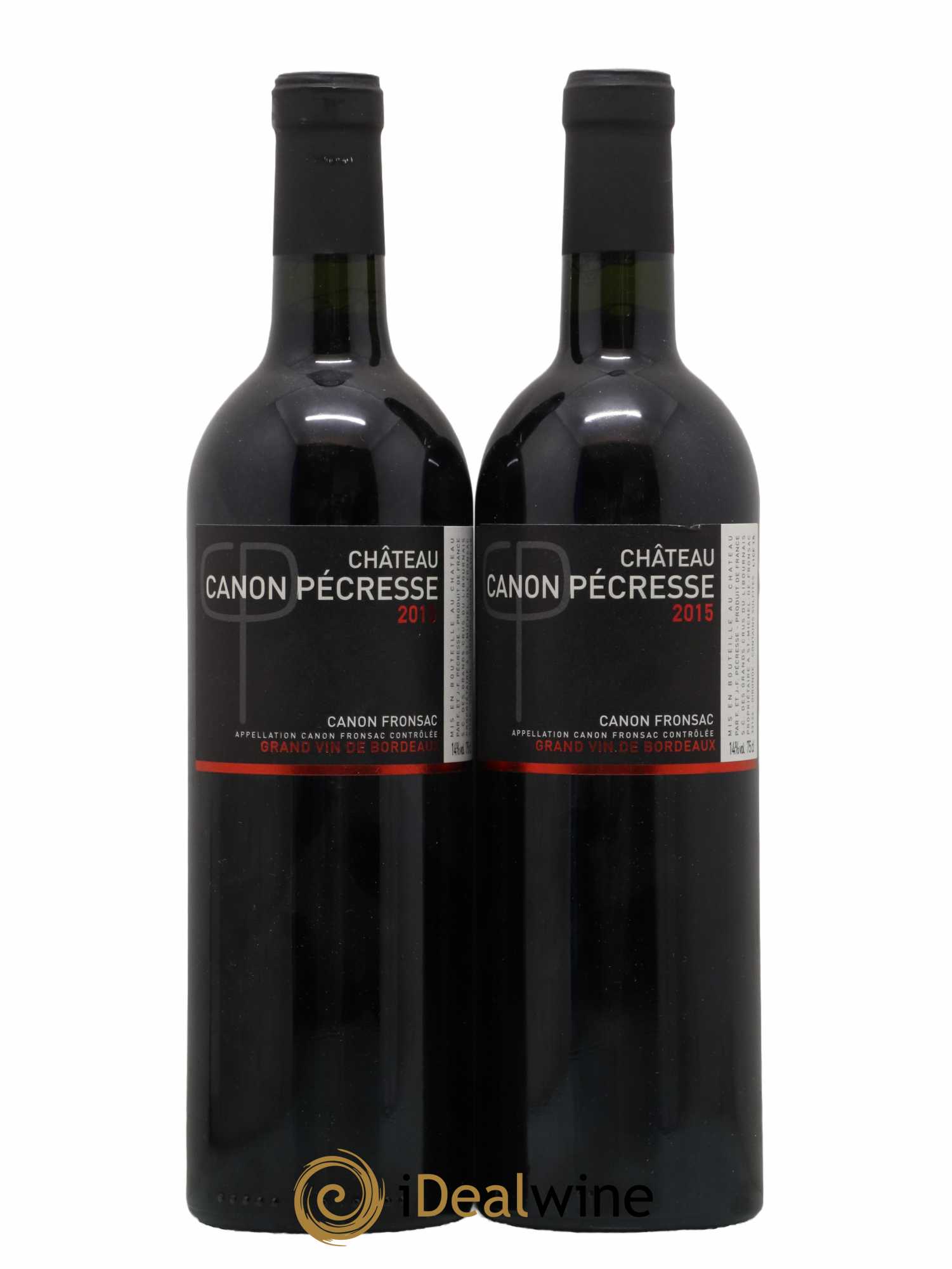 Château Canon Pécresse 2015 - Lot of 2 bottles - 0