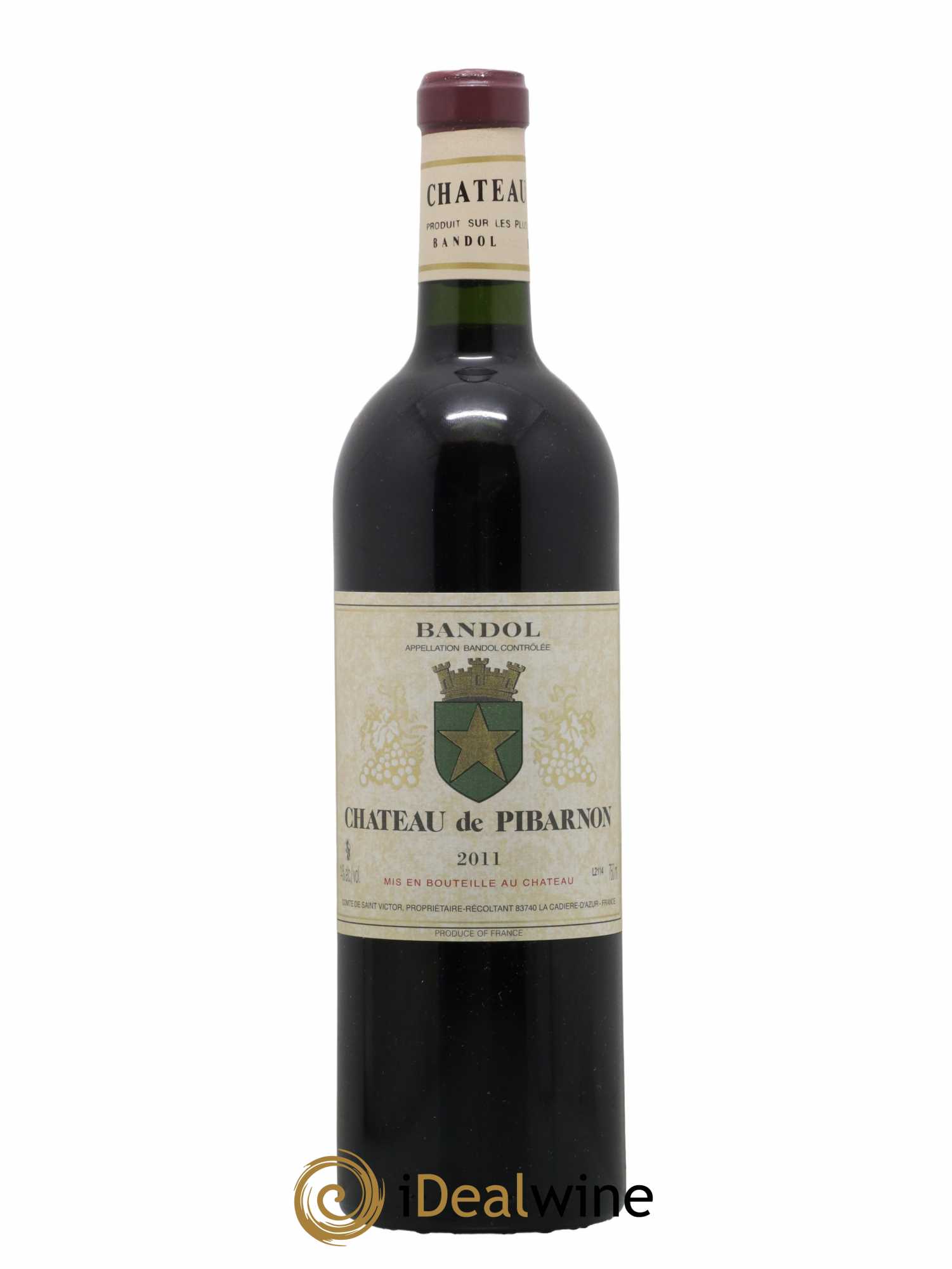 Bandol Château de Pibarnon Comte de Saint-Victor 2011 - Lot de 1 bouteille - 0