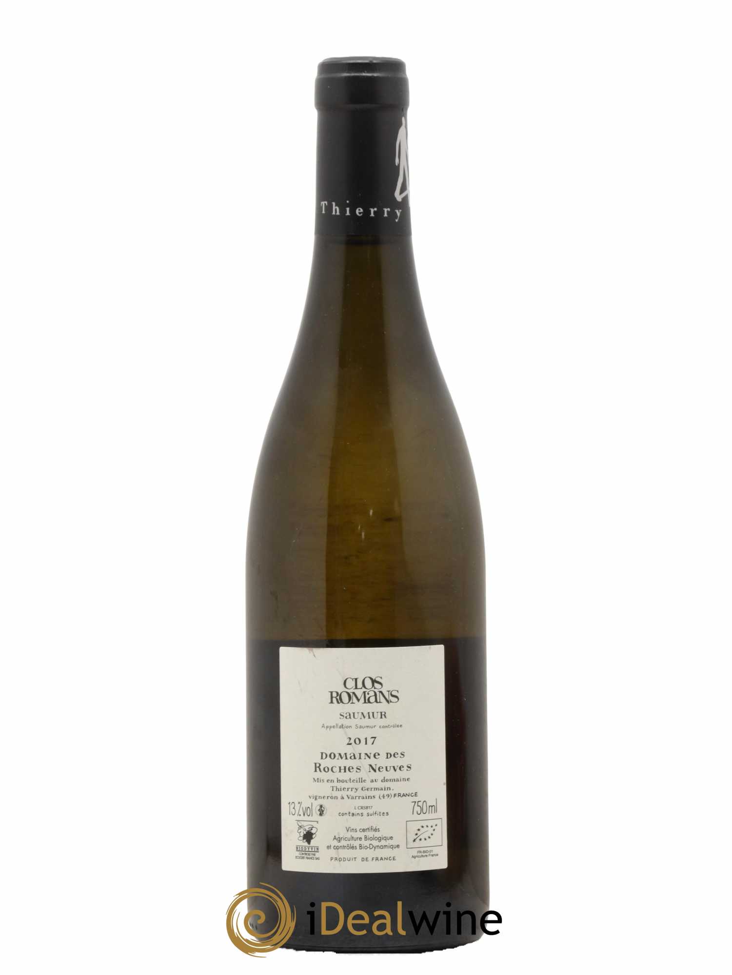 Saumur Clos Romans Domaine des Roches Neuves - Thierry Germain 2017 - Posten von 1 Flasche - 1