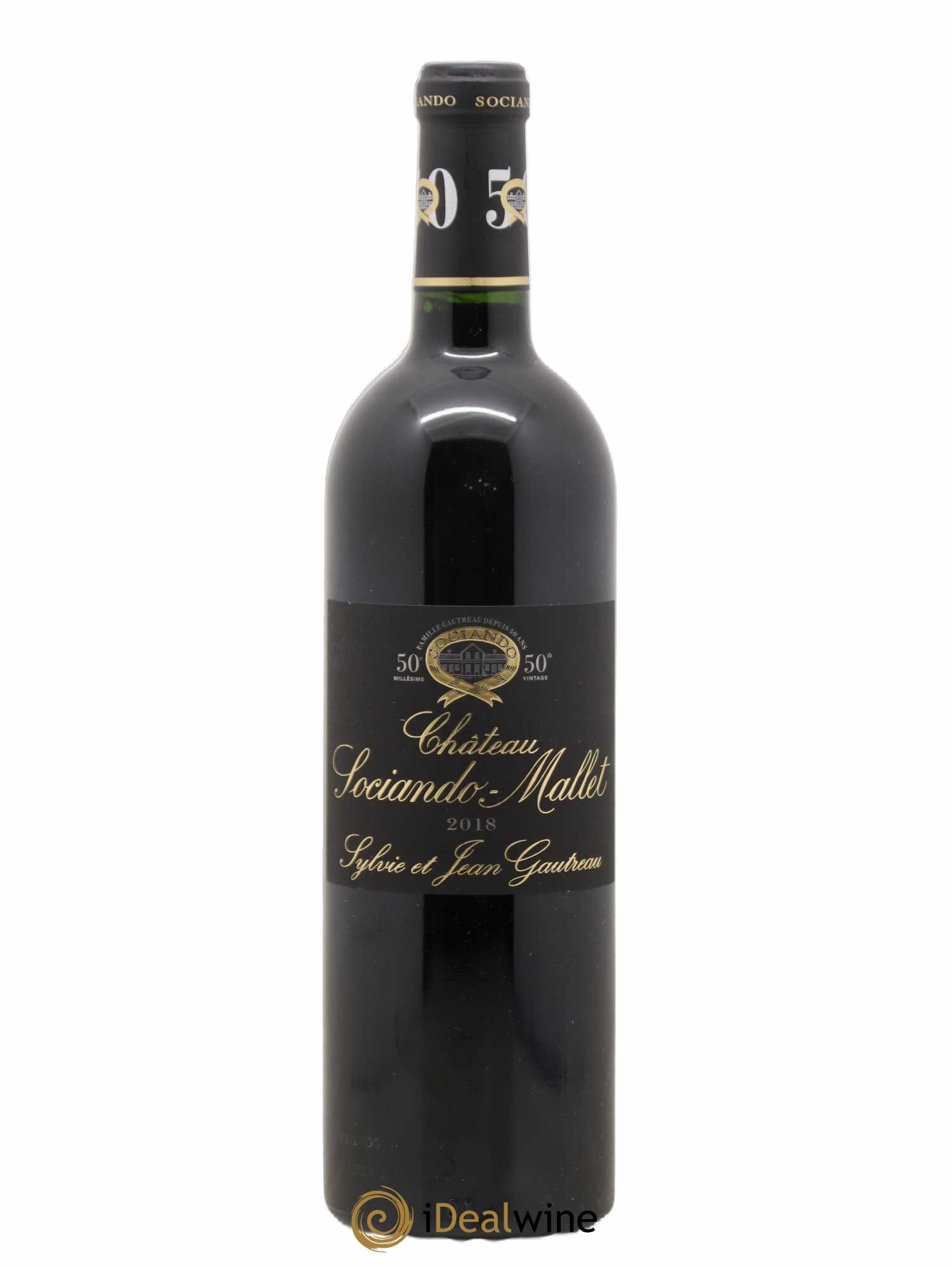 Château Sociando Mallet 2018 - Lot de 1 bouteille - 0