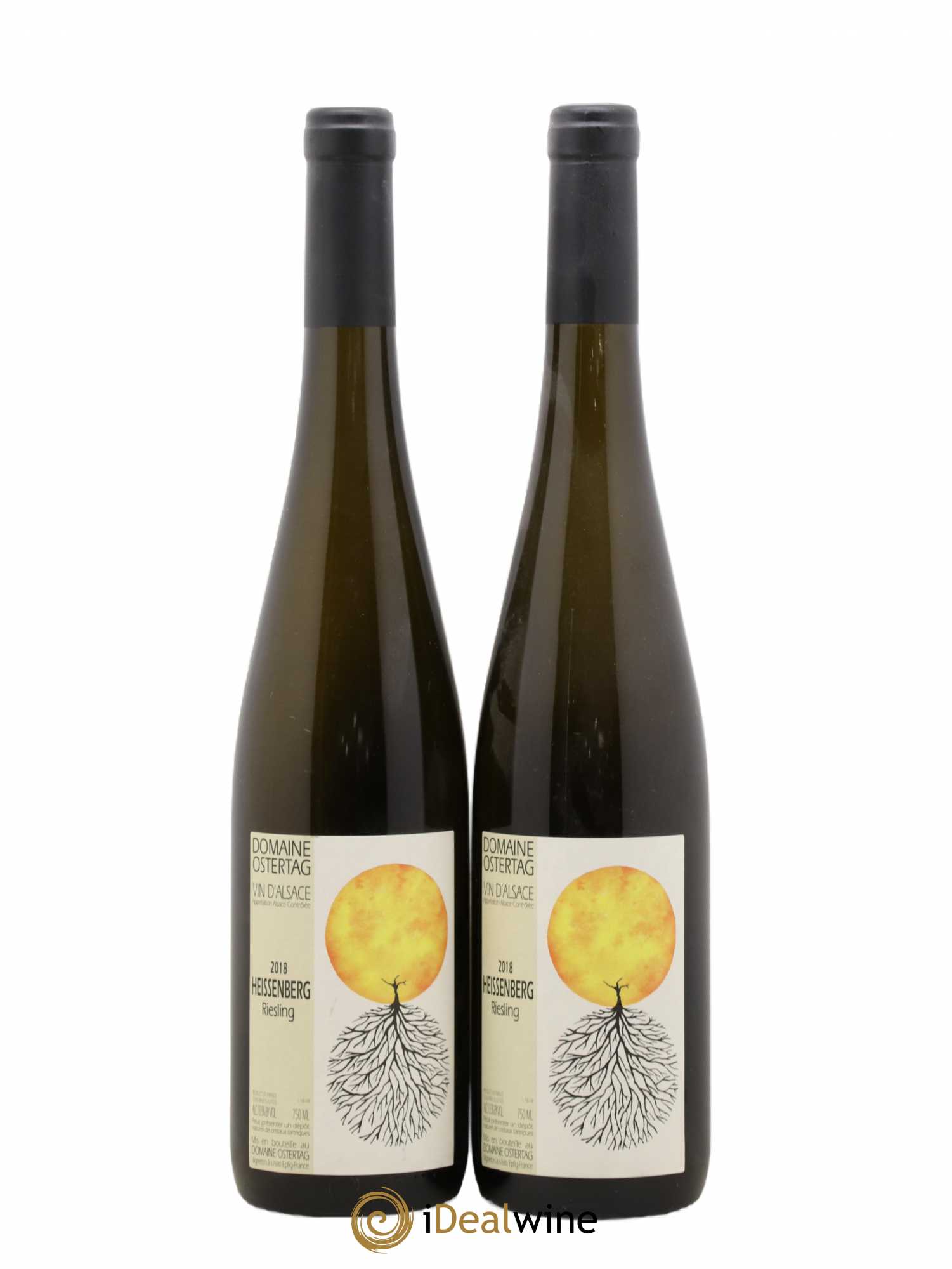 Alsace Riesling Heissenberg Ostertag (Domaine) 2018 - Lot de 2 bouteilles - 0