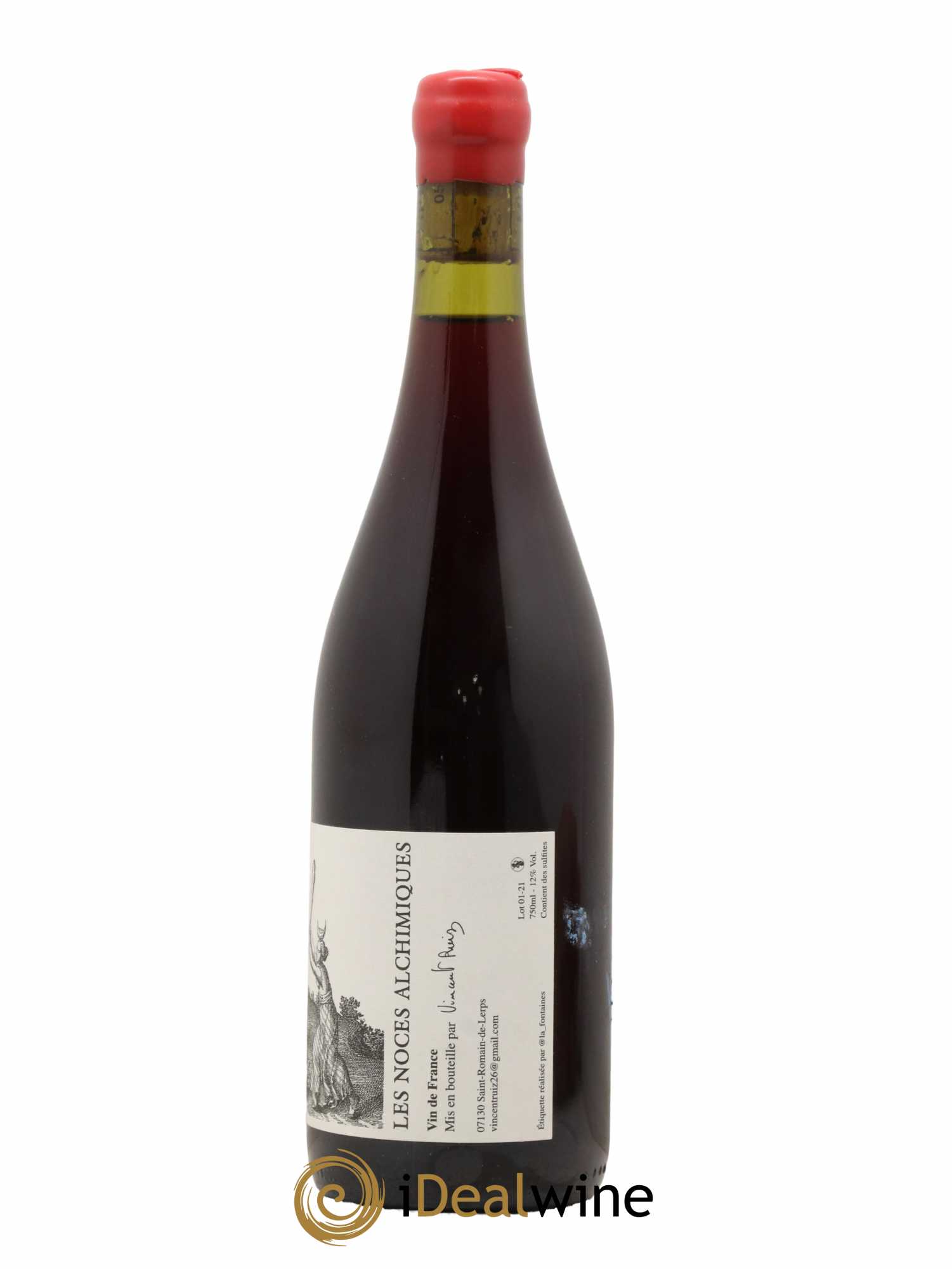 Vin de France Les Noces Alchimiques Domaine Vincent Ruiz 2021 - Lot de 1 bouteille - 1
