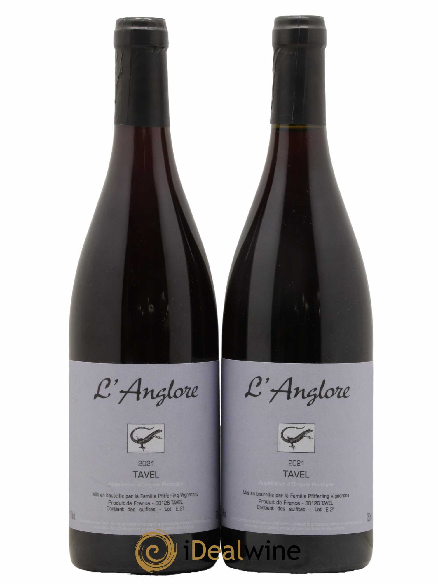 Tavel L'Anglore 2021 - Posten von 2 Flaschen - 0