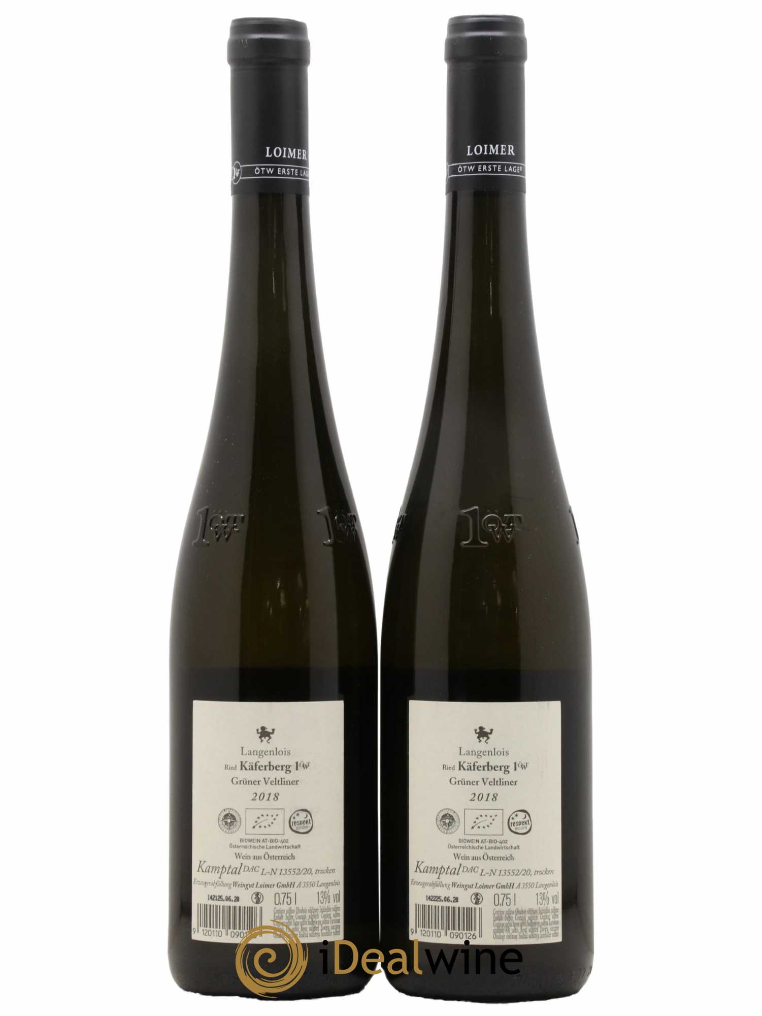Autriche Kamptal Ried Käferberg Weingut Loimer 2018 - Lot de 2 bouteilles - 1