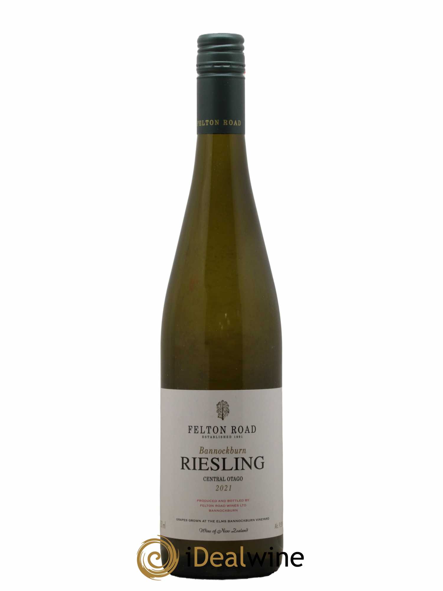 Central Otago Felton Road Bannockburn Riesling 2021 - Lot de 1 bouteille - 0
