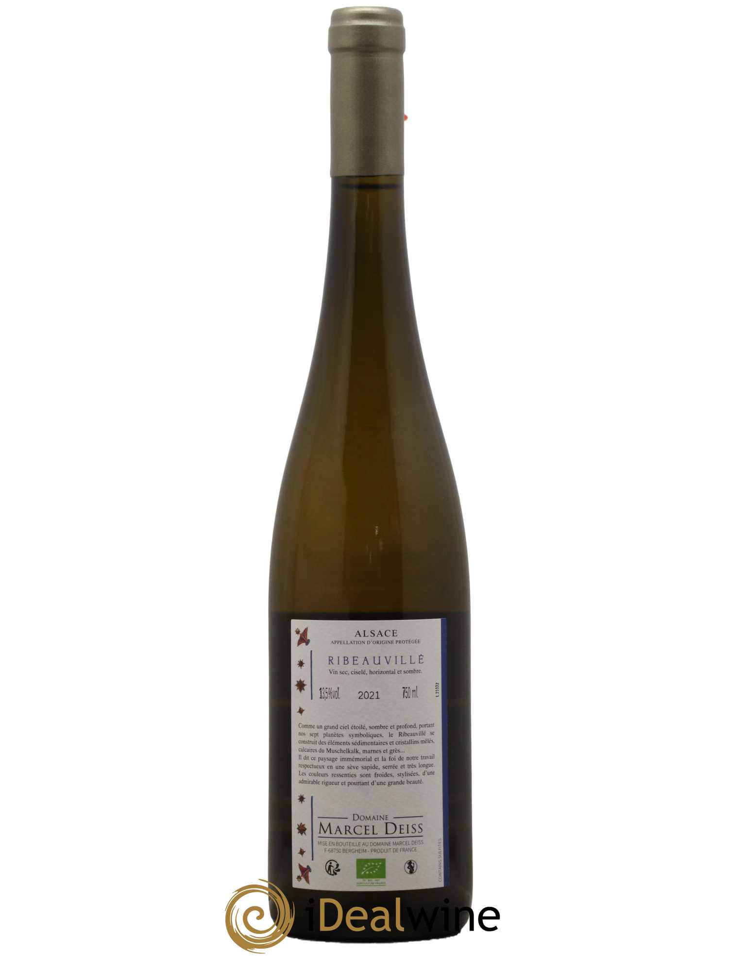 Alsace Ribeauvillé Marcel Deiss (Domaine) 2021 - Lot de 1 bouteille - 1