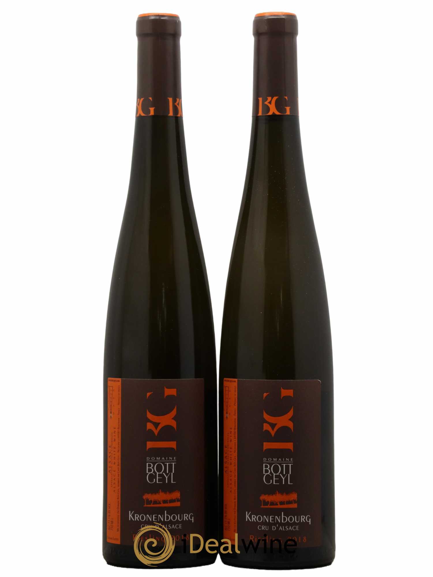 Alsace Riesling Kronenbourg Bott-Geyl (Domaine) 2018 - Lot de 2 bouteilles - 0