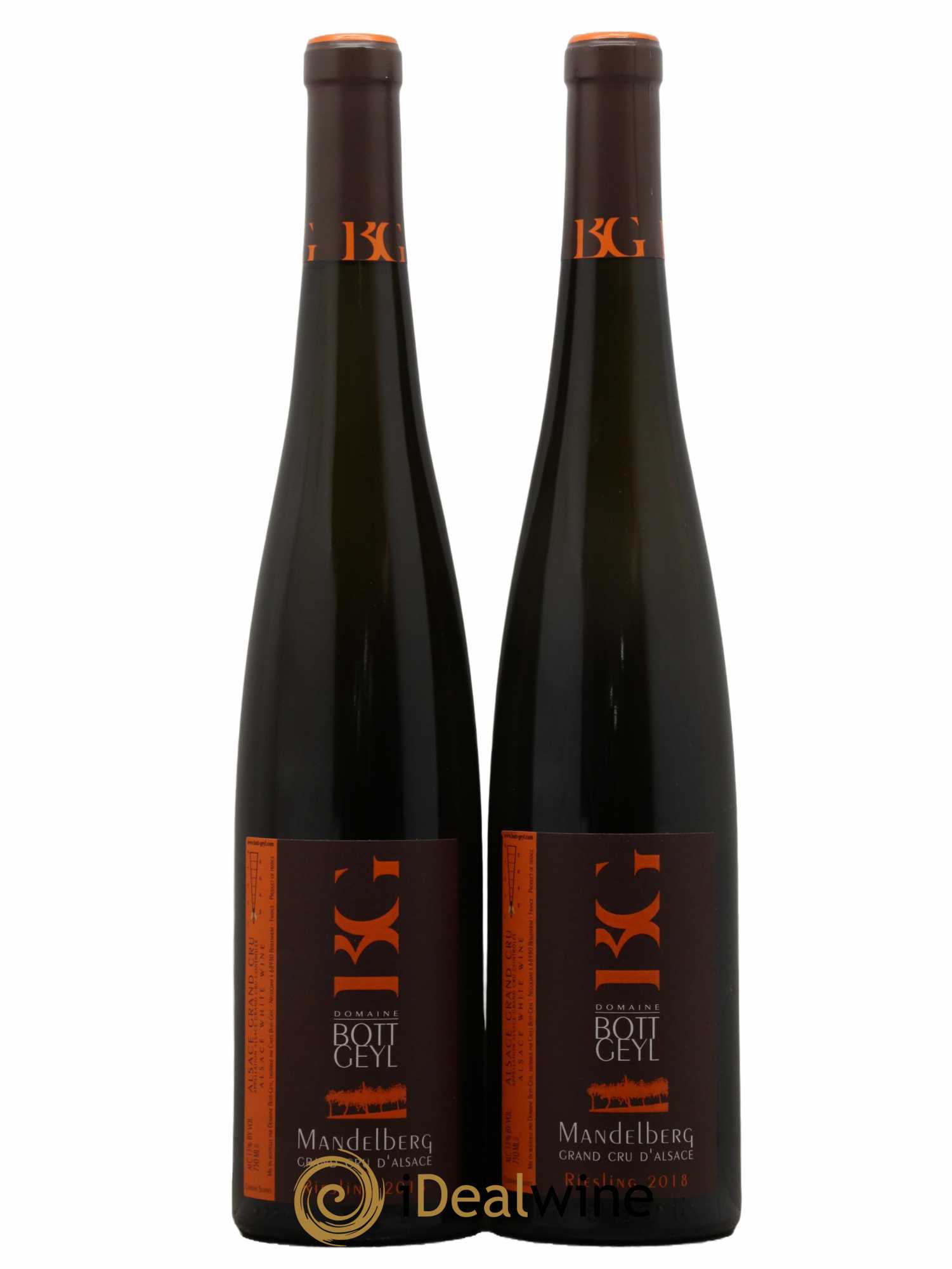 Alsace Riesling Grand Cru Mandelberg Bott-Geyl (Domaine) 2018 - Lot de 2 bouteilles - 0