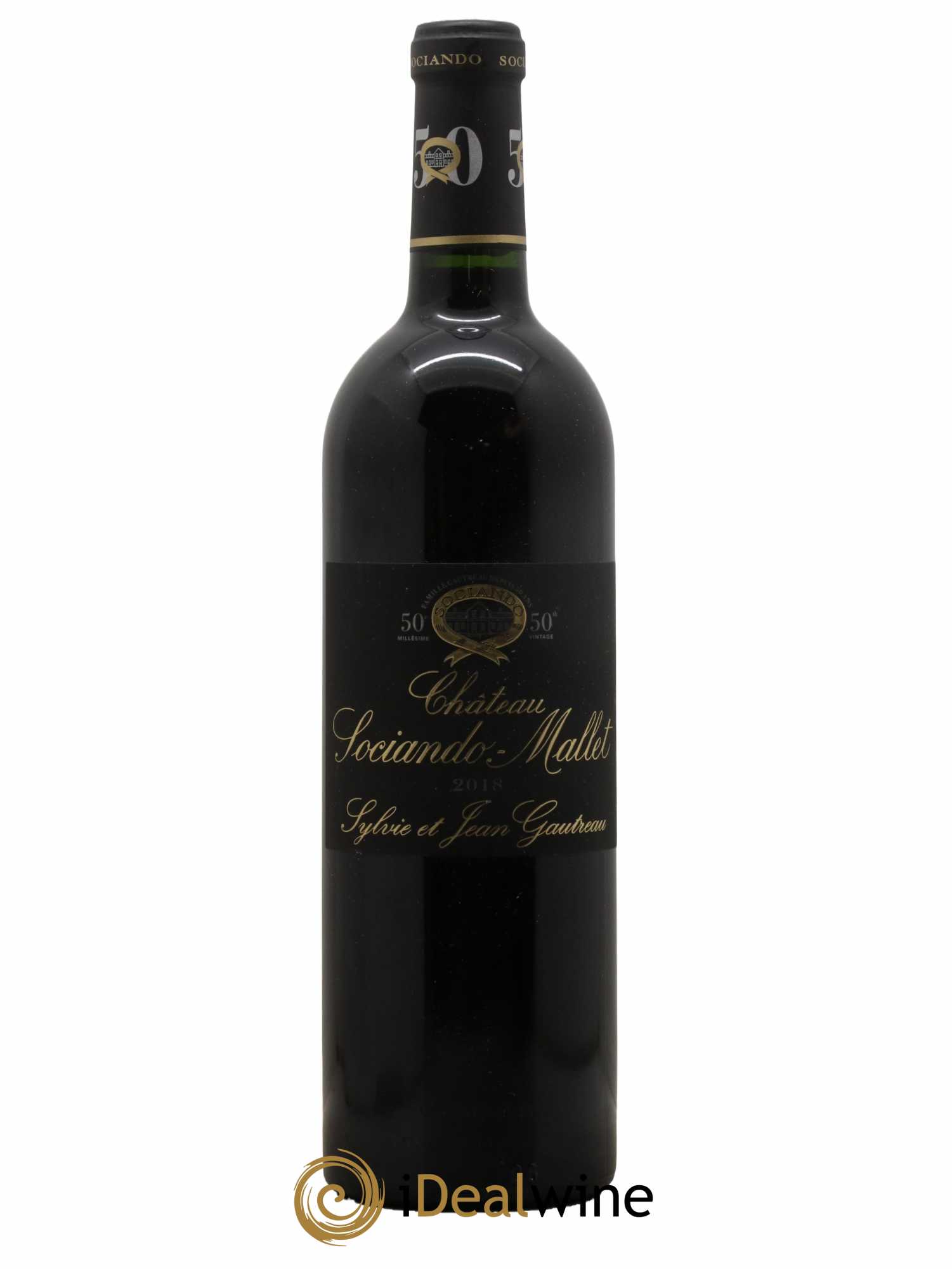 Château Sociando Mallet 2018 - Lot de 1 bouteille - 0