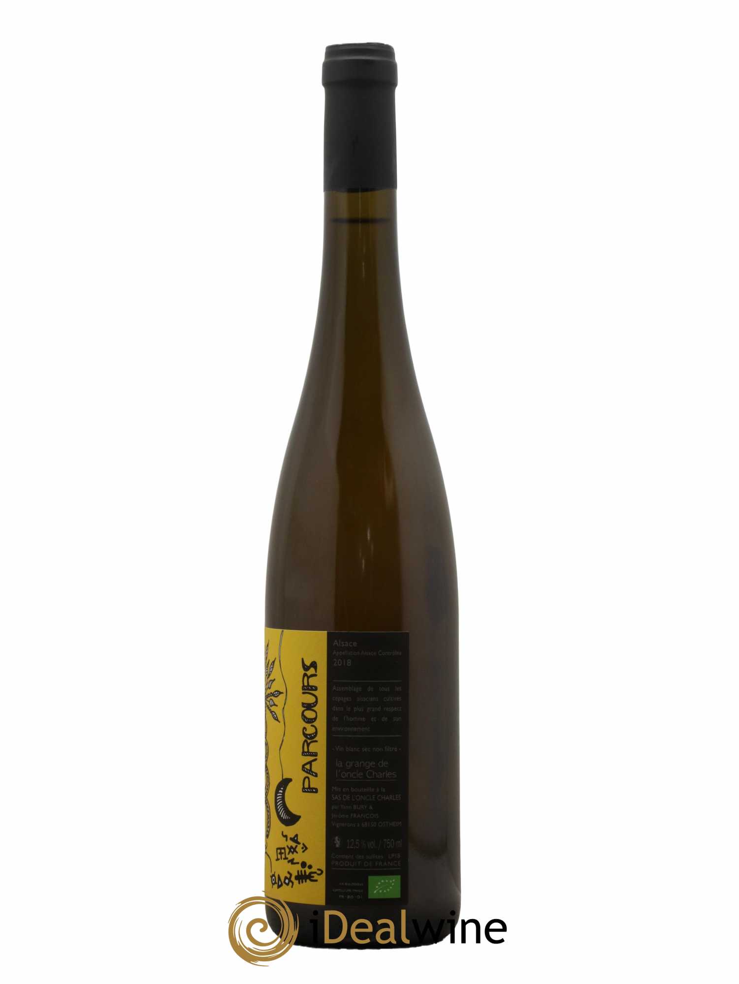 Alsace Assemblage dix cépages La Grange de l'Oncle Charles 2018 - Lot de 1 bouteille - 1