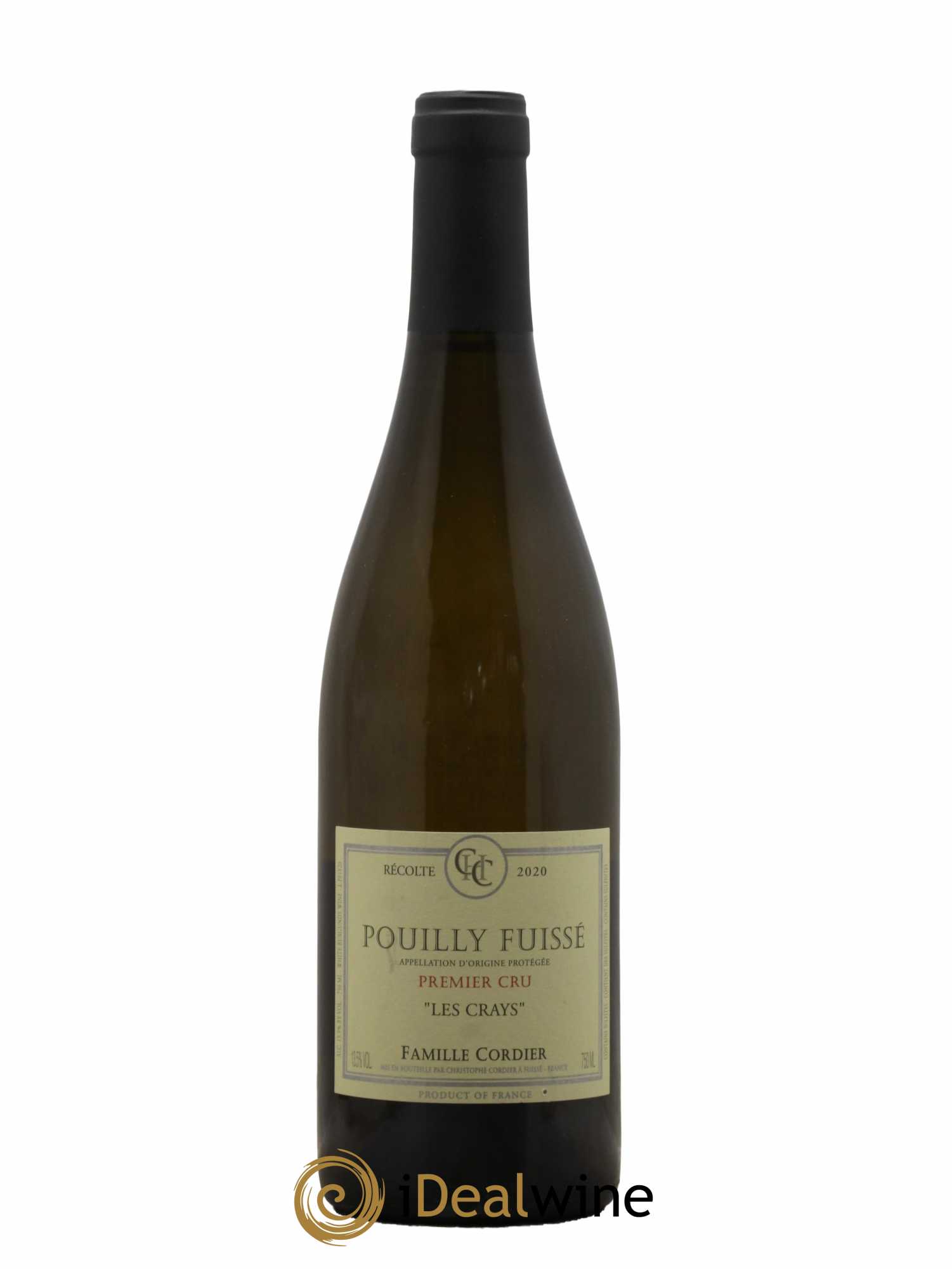 Pouilly-Fuissé 1er Cru Les Crays Domaine Cordier Père et Fils 2020 - Lot de 1 bouteille - 0