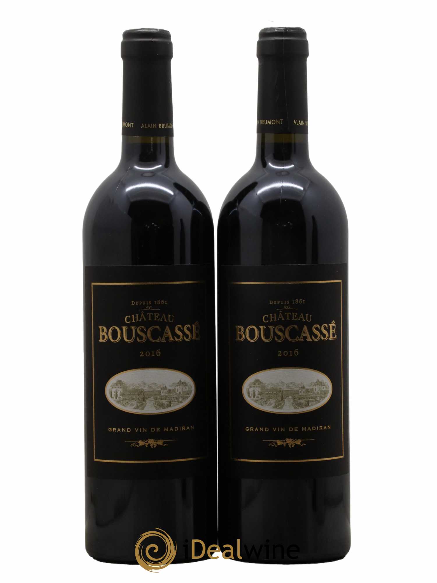 Madiran Château Bouscassé Alain Brumont 2016 - Lot de 2 bouteilles - 0