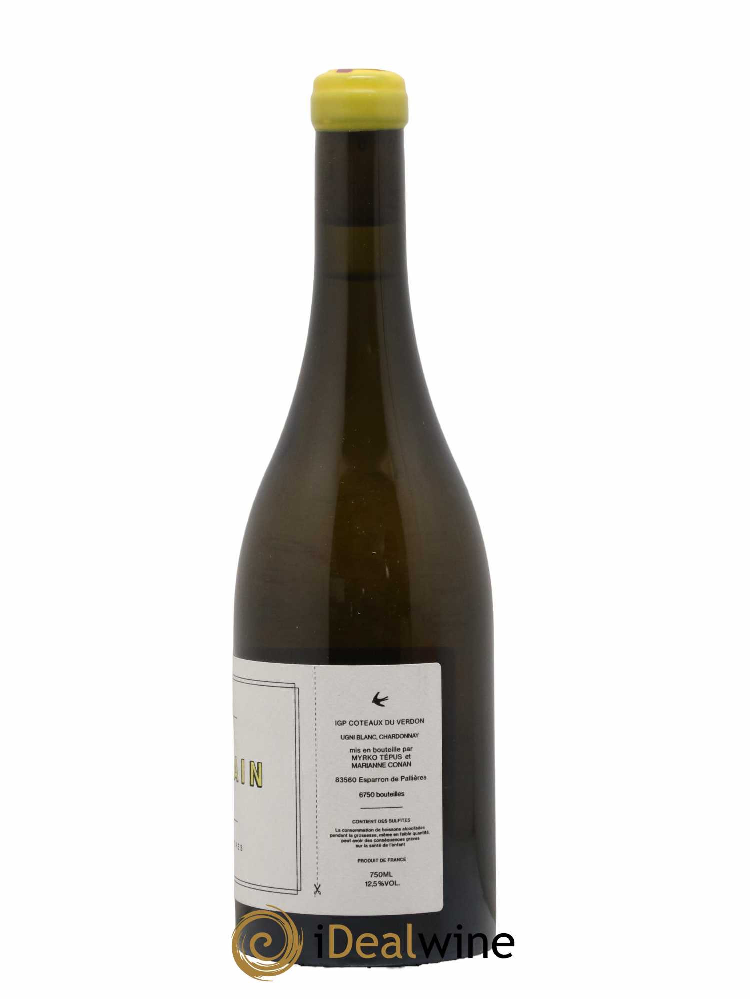 IGP Côteaux du Verdon Le Lointain Myrko Tepus 2019 - Lot of 1 bottle - 1