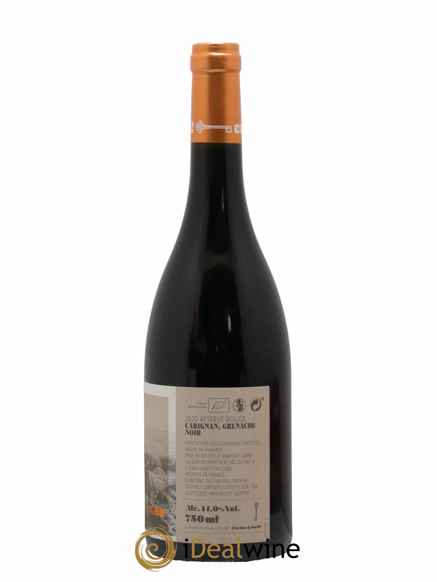 Divers IGP Vallée du Paradis Domaine des Deux Clés 2020 - Lot de 1 bouteille - 1