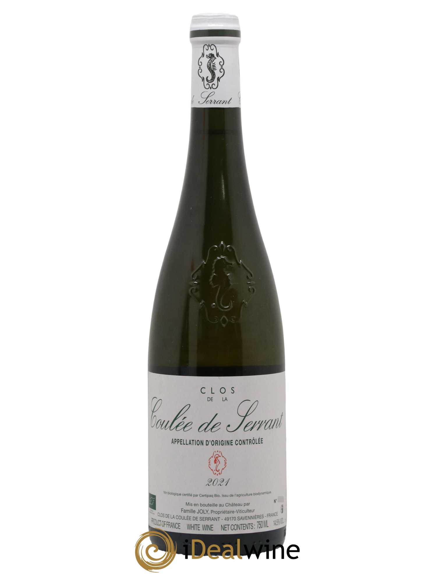 Savennières Clos de la Coulée de Serrant Vignobles de la Coulée de Serrant - Nicolas Joly 2021 - Lot de 1 bouteille - 0
