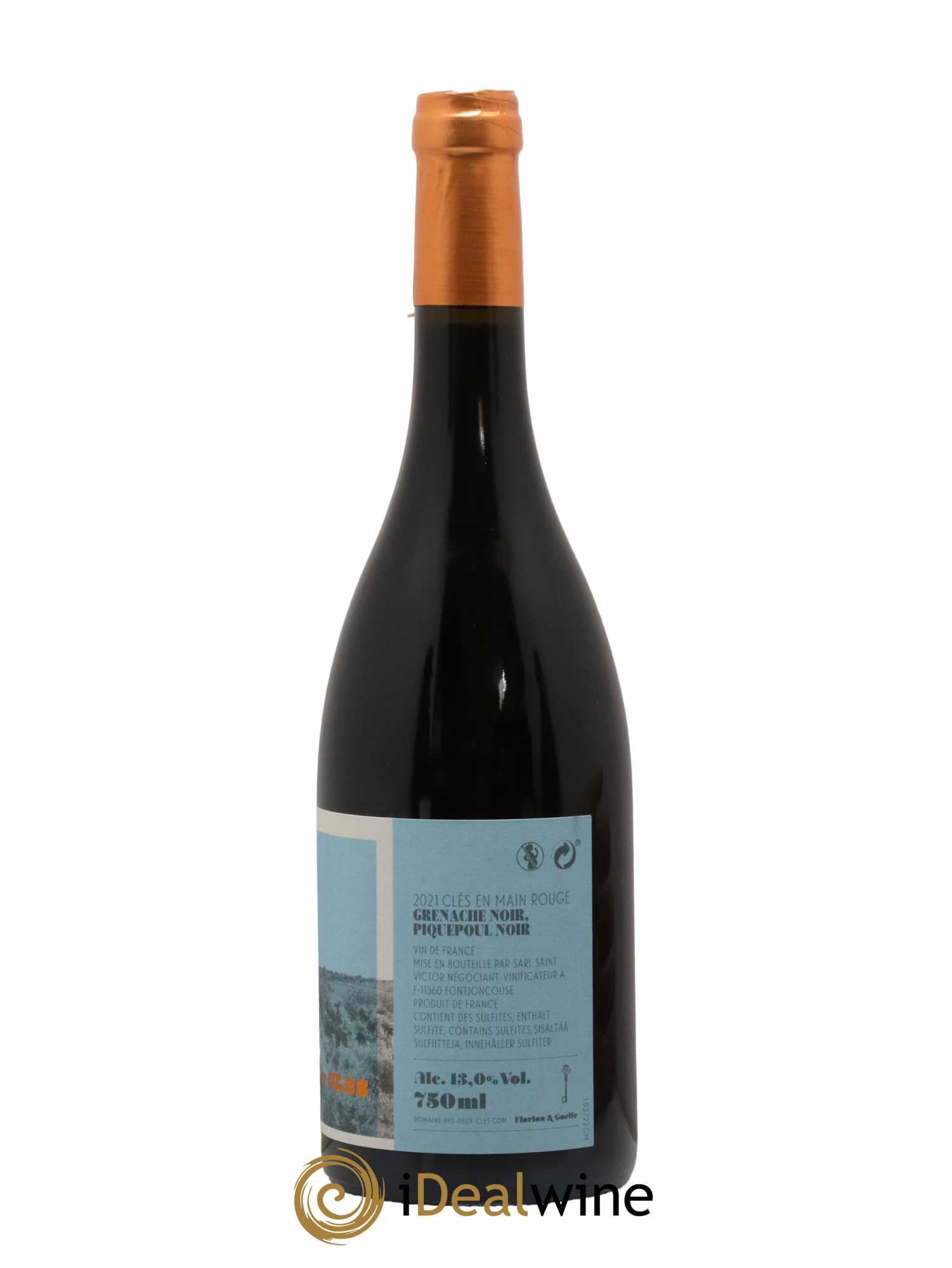 Vin de France Clés en Main Domaine des Deux Clés 2021 - Lot de 1 bouteille - 1