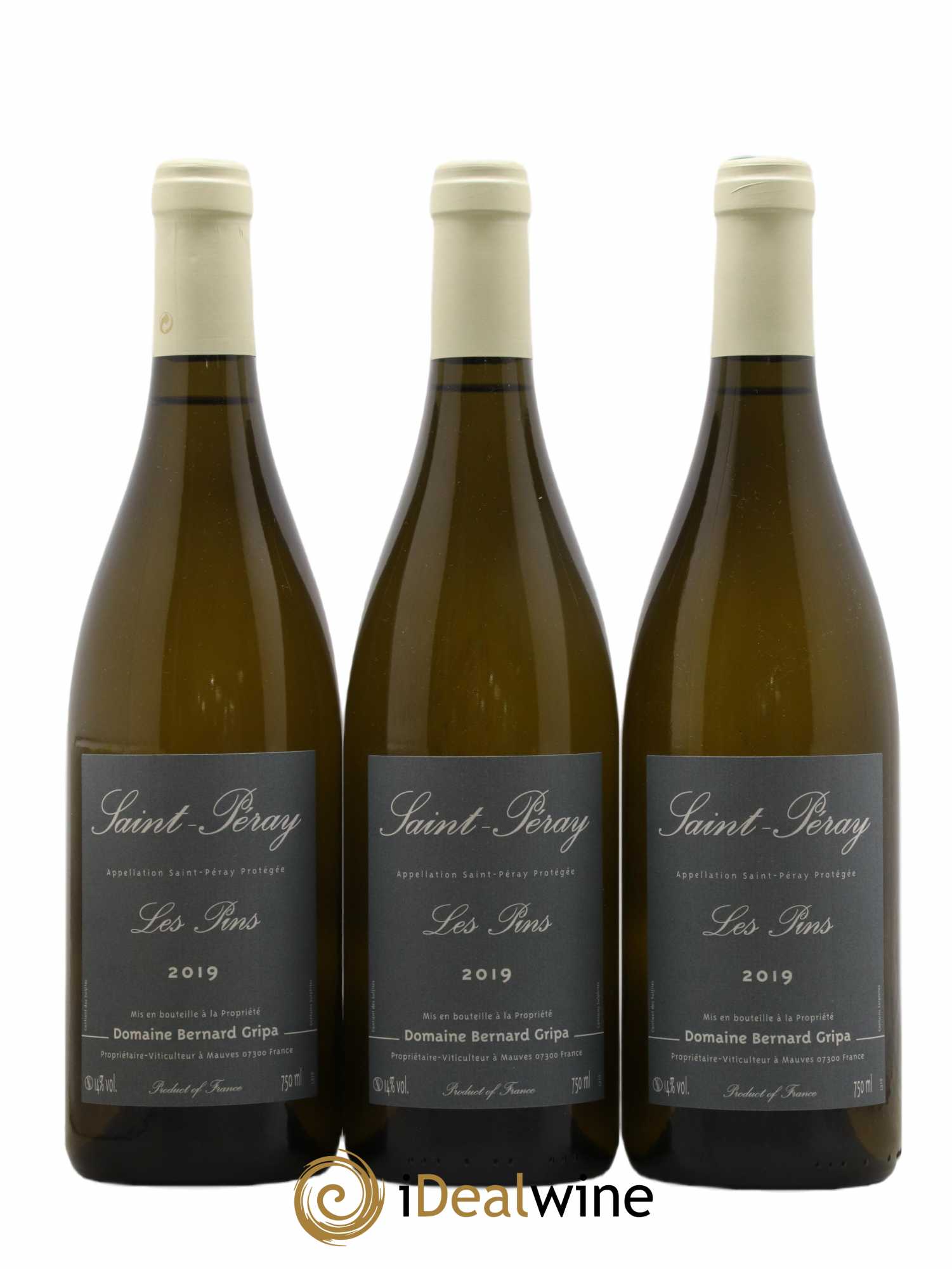 Saint-Péray Bernard Gripa (Domaine) Les Pins 2019 - Lot de 3 bouteilles - 0