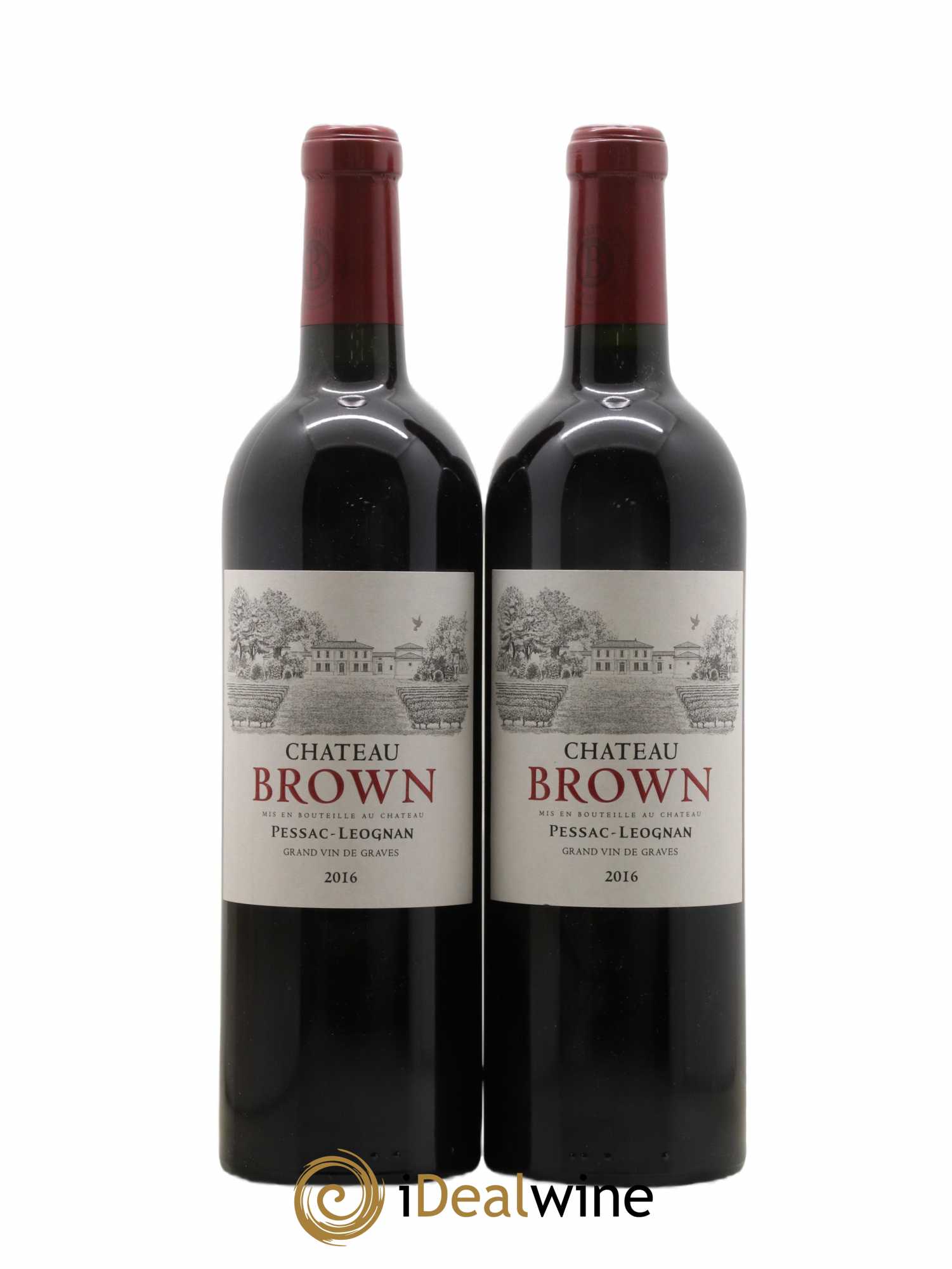 Château Brown 2016 - Lot de 2 bouteilles - 0
