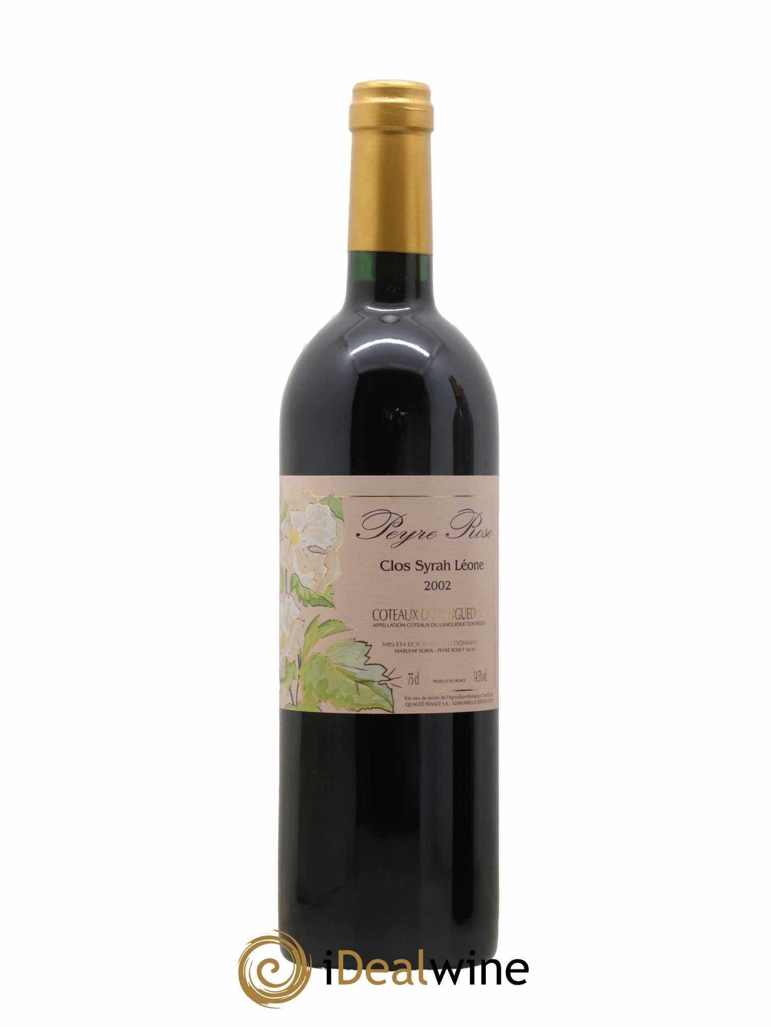 Coteaux du Languedoc Domaine Peyre Rose Belle Léone (anciennement Syrah Léone) Marlène Soria 2002 - Lot de 1 bouteille - 0