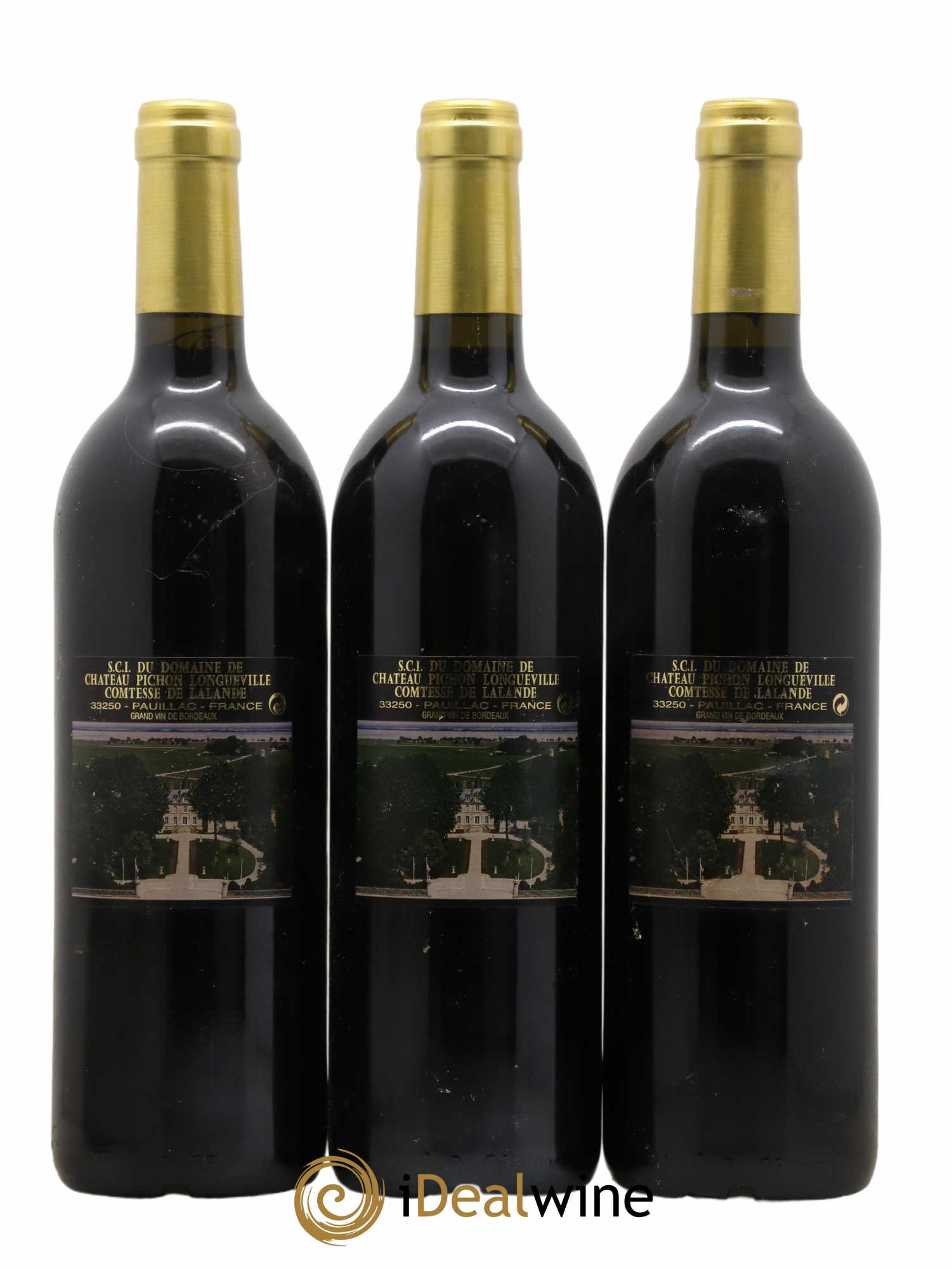 Château Pichon Longueville Comtesse de Lalande 2ème Grand Cru Classé 2000 - Lot of 3 bottles - 1