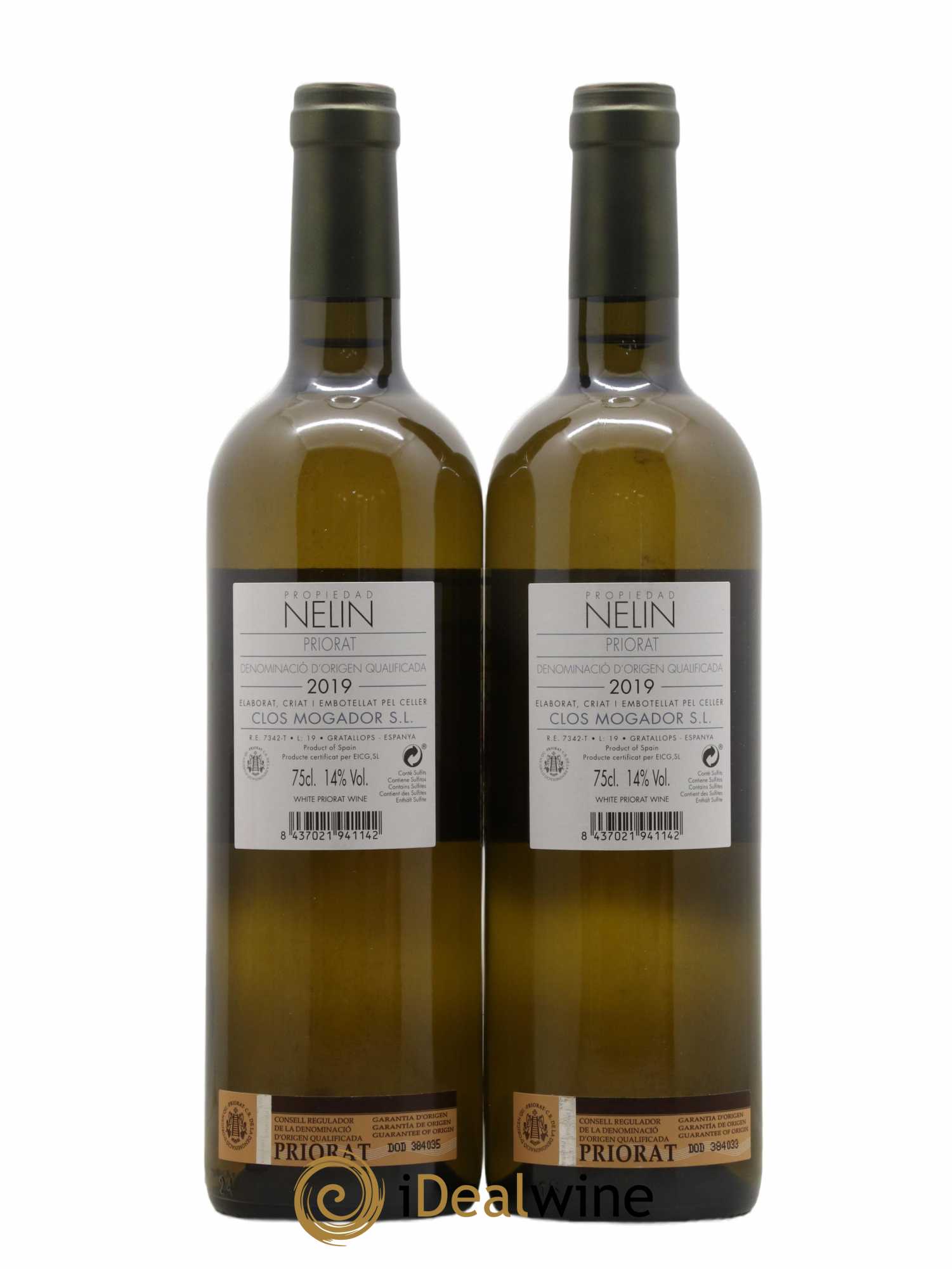 Espagne Priorat Cuvée Nelin Clos Mogador 2019 - Lot de 2 bouteilles - 1