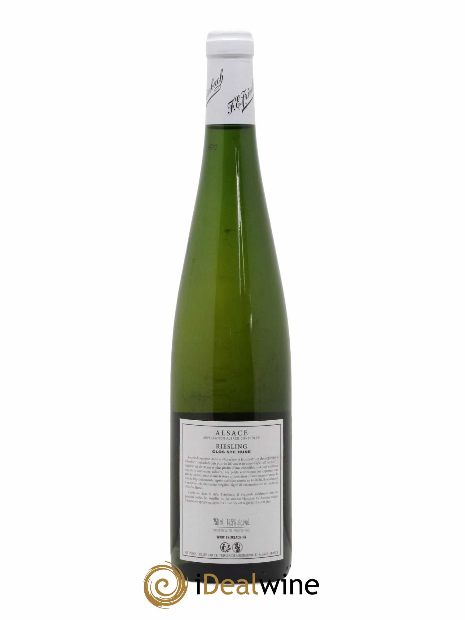 Alsace Riesling Clos Sainte-Hune Trimbach (Domaine) 2015 - Lot de 1 bouteille - 1