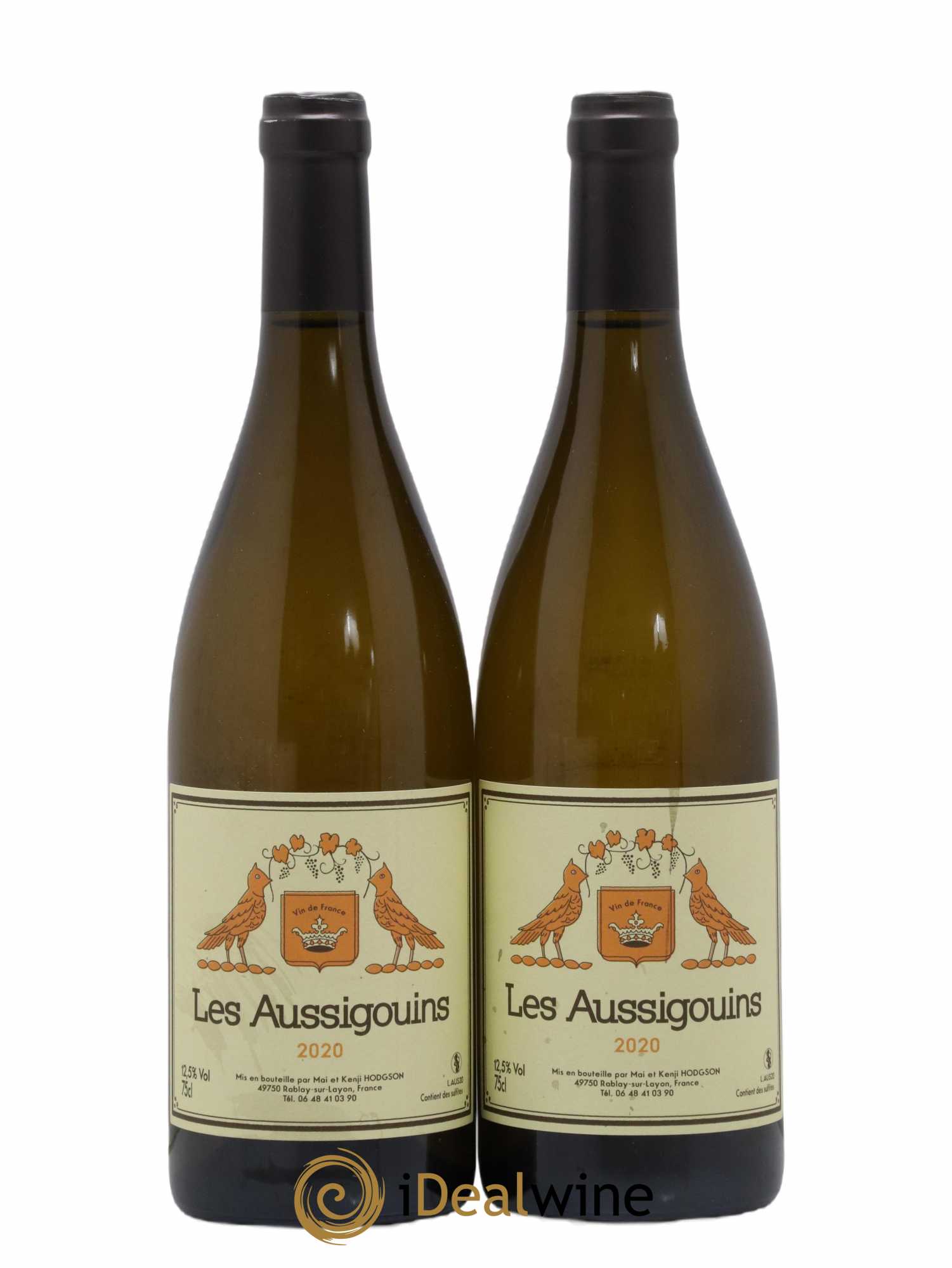 Vin de France Les Aussigouins Mai & Kenji Hodgson 2020 - Lot de 2 bouteilles - 0