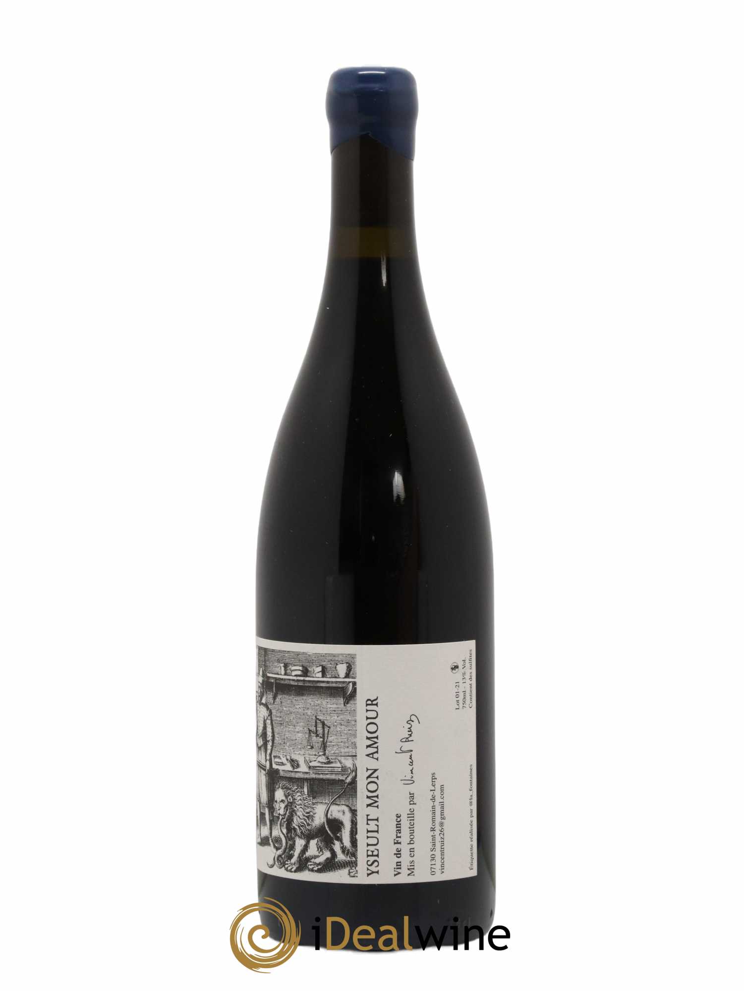Vin de France Yseult Mon Amour Vincent Ruiz 2021 - Lot de 1 bouteille - 1
