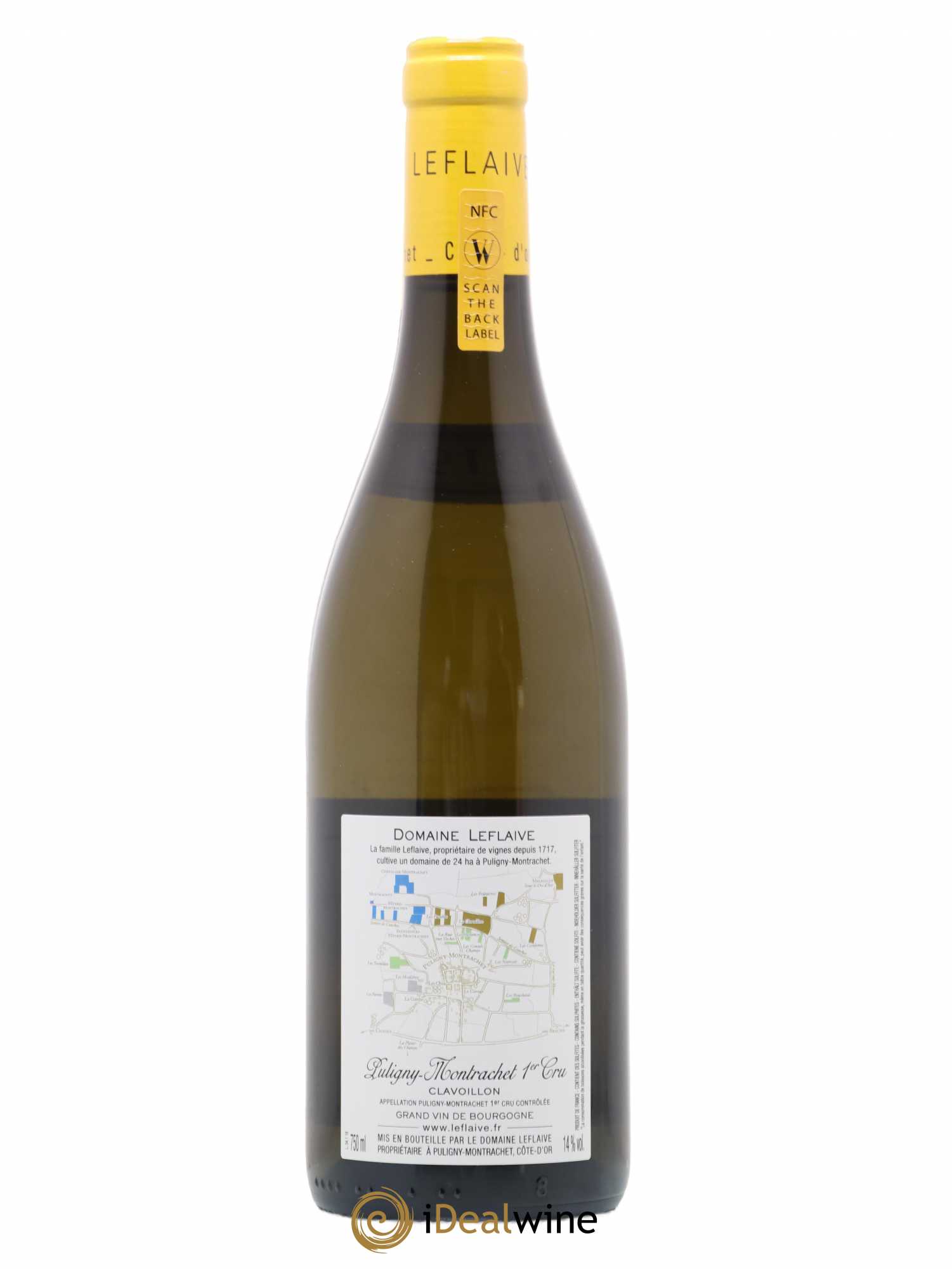 Puligny-Montrachet 1er Cru Clavoillon Leflaive (Domaine) 2019 - Lot de 1 bouteille - 1