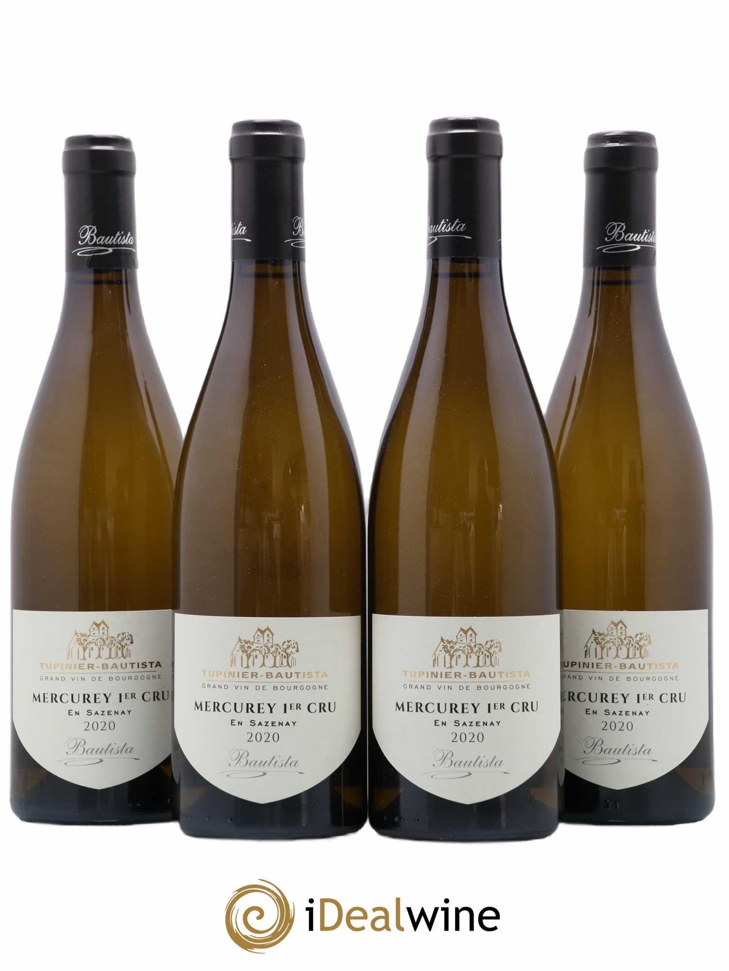 Mercurey 1er Cru En Sazenay Domaine Tupinier Bautista 2020 - Posten von 4 Flaschen - 0