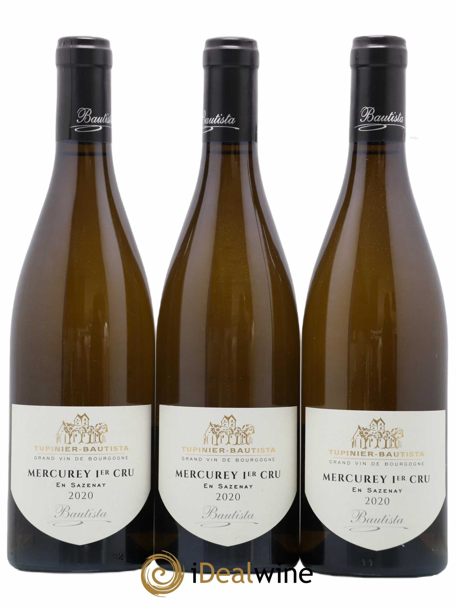 Mercurey 1er Cru En Sazenay Domaine Tupinier Bautista 2020 - Posten von 3 Flaschen - 0