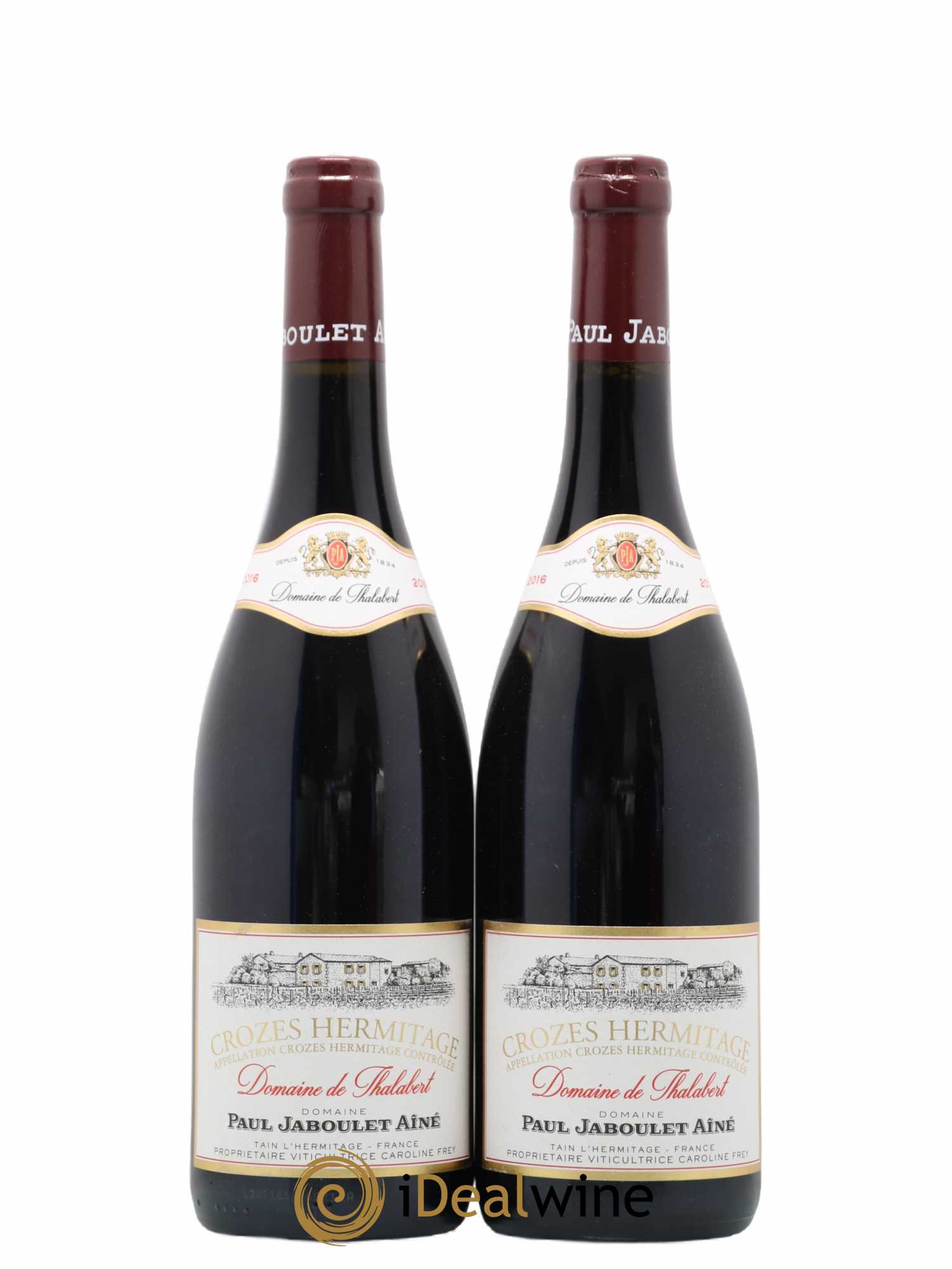Crozes-Hermitage Domaine de Thalabert Paul Jaboulet Ainé 2016 - Lot de 2 bouteilles - 0