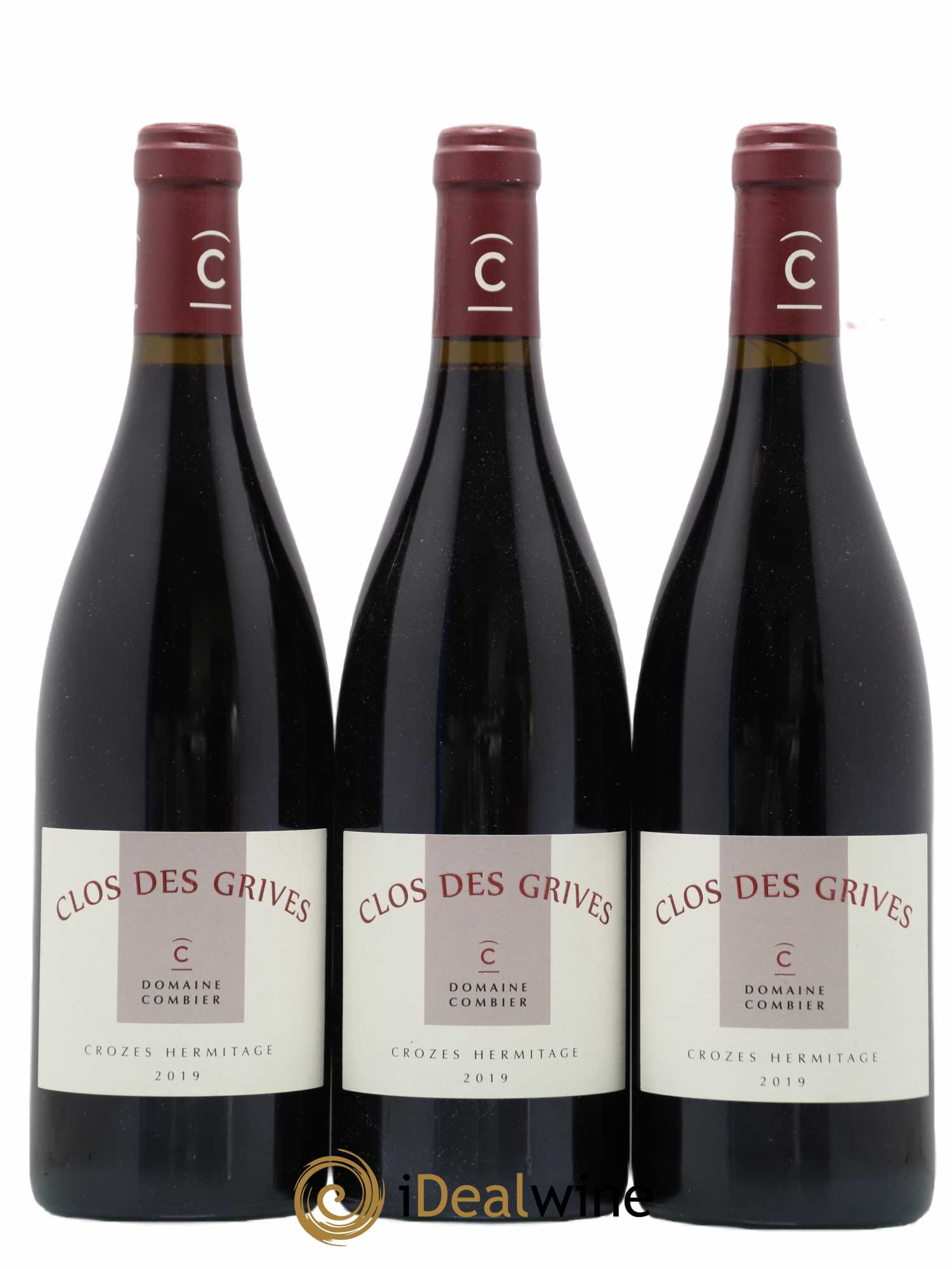 Crozes-Hermitage Clos des Grives Combier 2019 - Lot de 3 bouteilles - 0