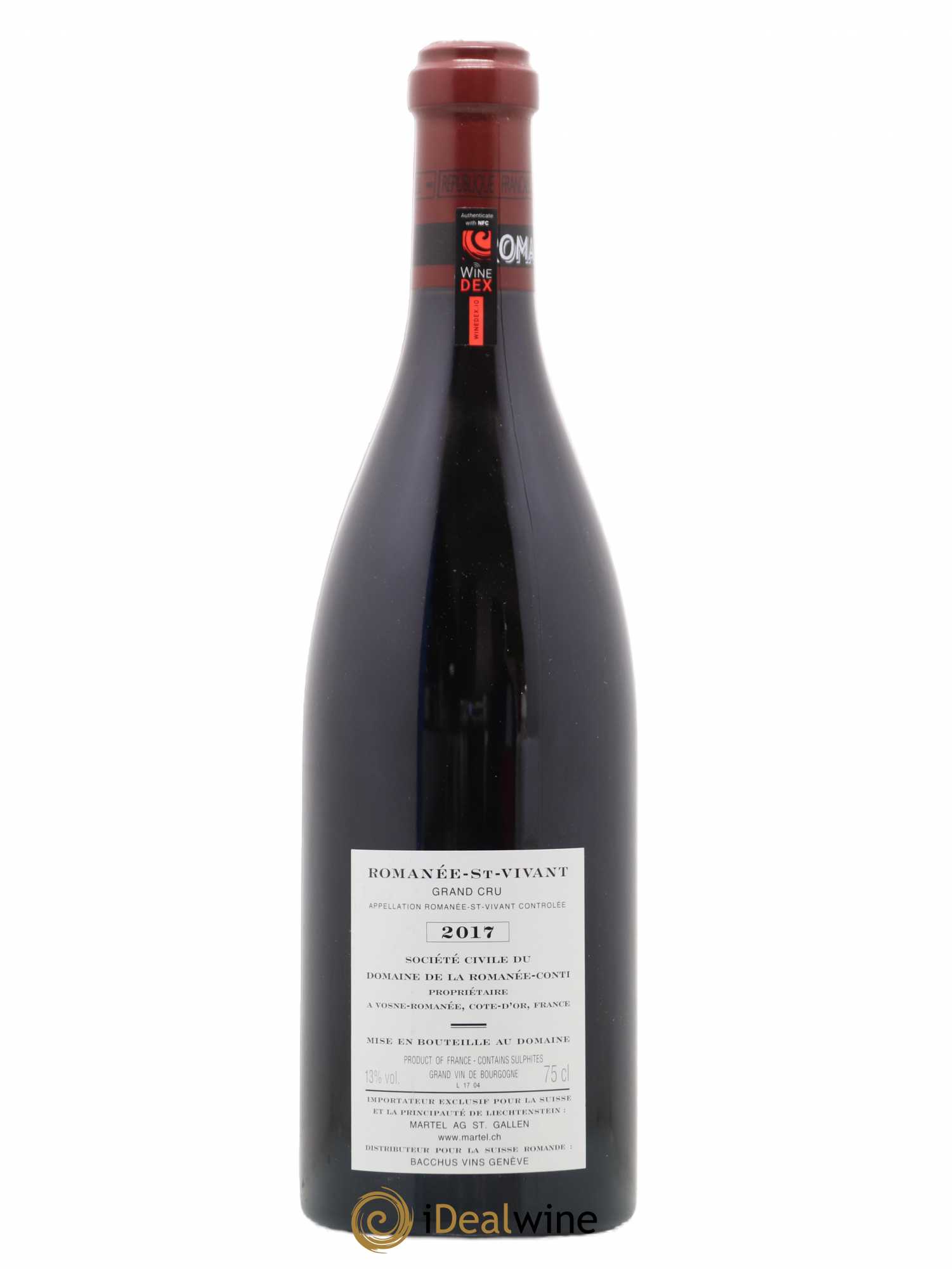 Romanée-Saint-Vivant Grand Cru Domaine de la Romanée-Conti 2017 - Lot de 1 bouteille - 1