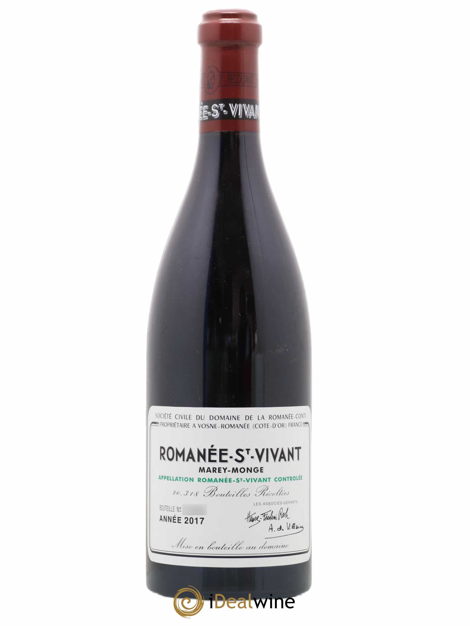 Romanée-Saint-Vivant Grand Cru Domaine de la Romanée-Conti 2017 - Lot de 1 bouteille - 0