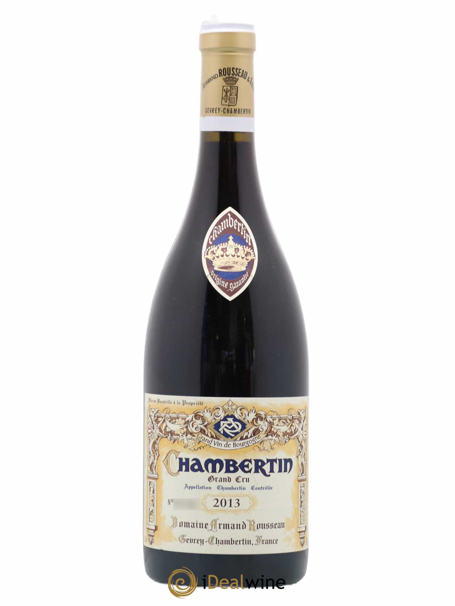 Chambertin Grand Cru Armand Rousseau (Domaine) 2013 - Lot de 1 bouteille - 0